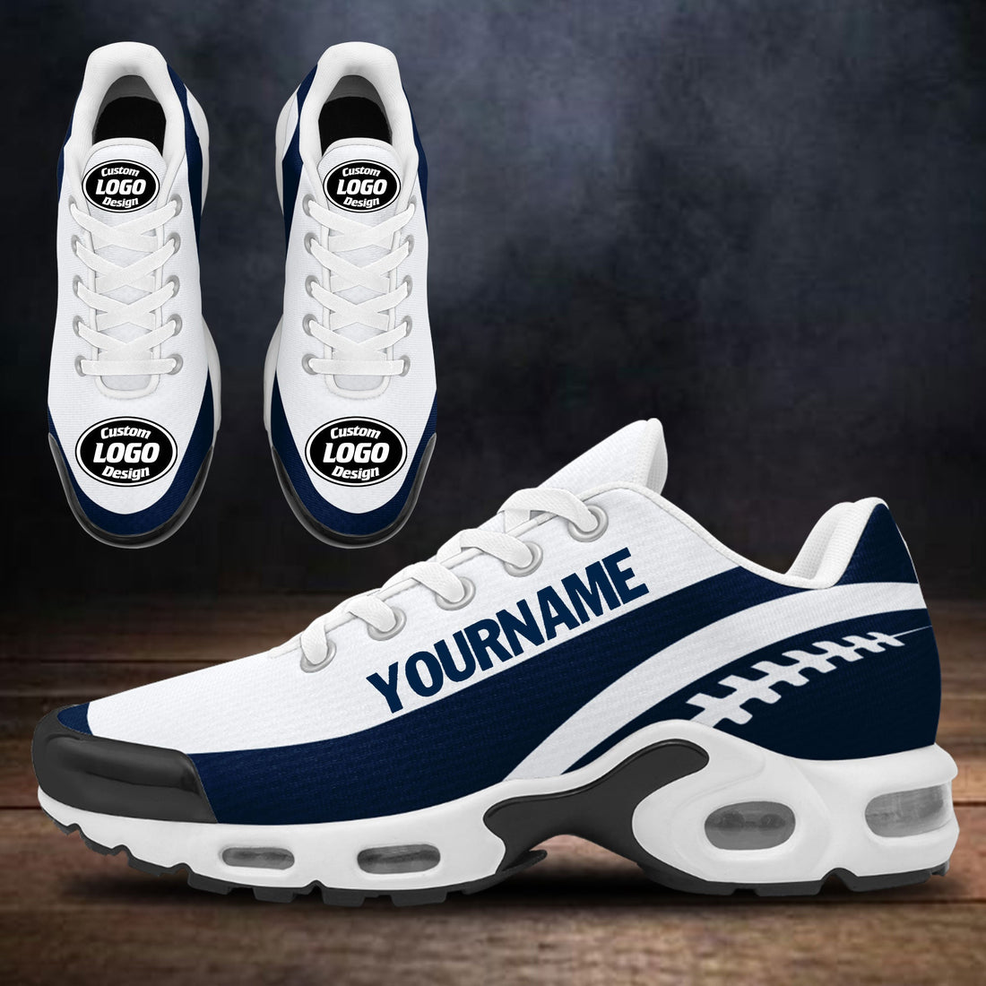 Client Gifts,Custom White Black TN Shoes Personalized Sneakers TN-D020077-9