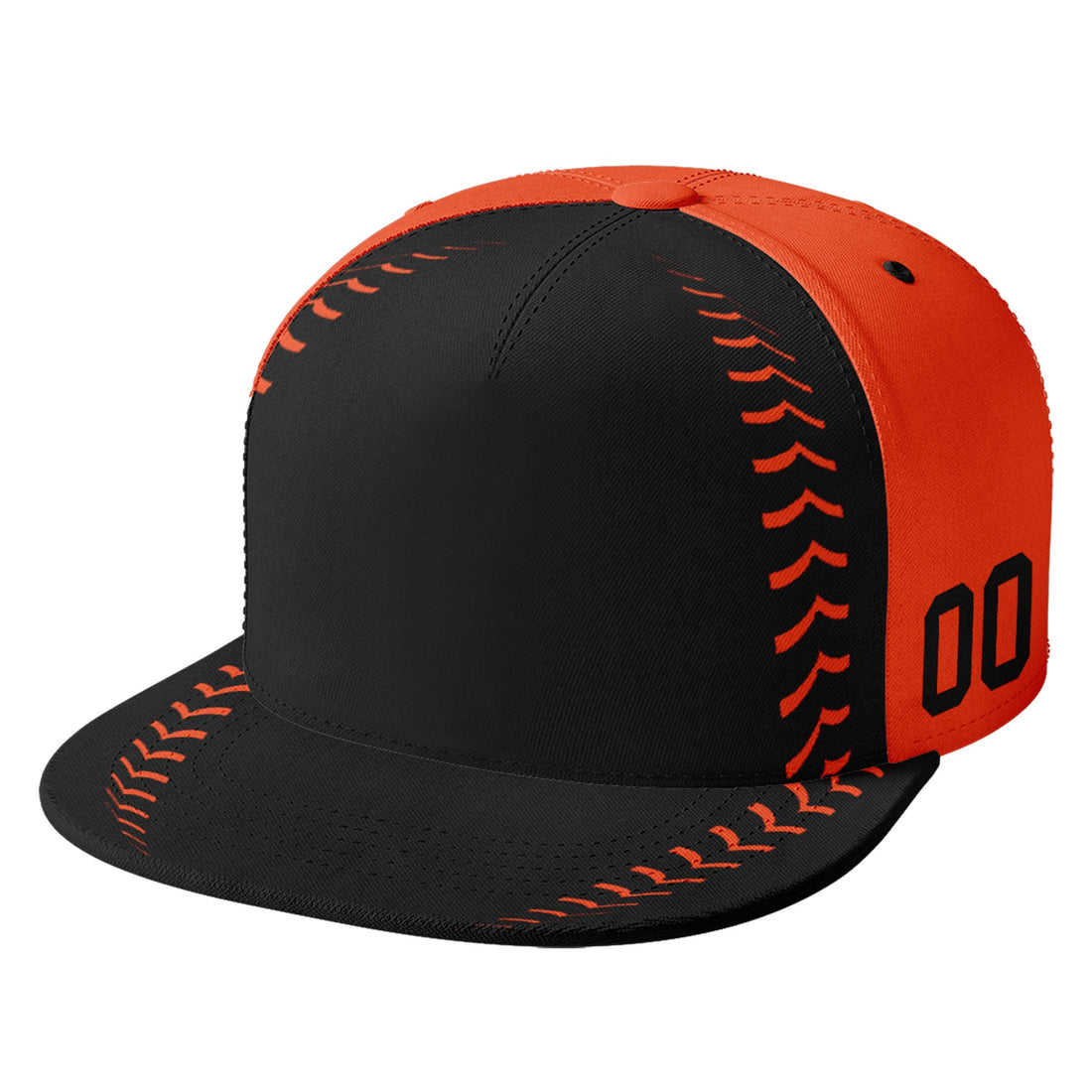 Unique Gift,Custom Sport Design Hat Stitched Adjustable Snapback Personalized Baseball Cap PR067B-bd0b00d9-b0