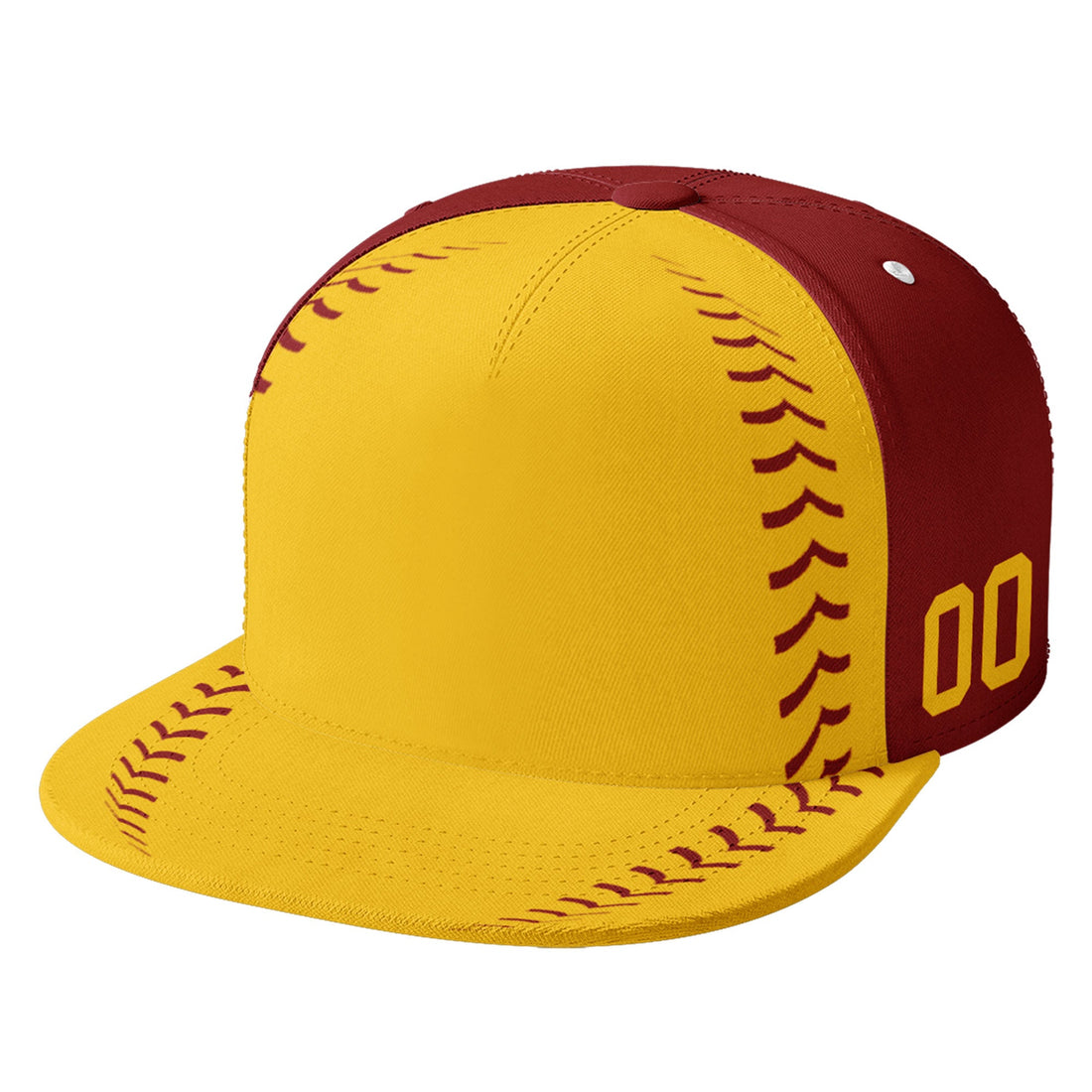 Unique Gift,Custom Sport Design Hat Stitched Adjustable Snapback Personalized Baseball Cap PR067B-bd0b00d9-aa