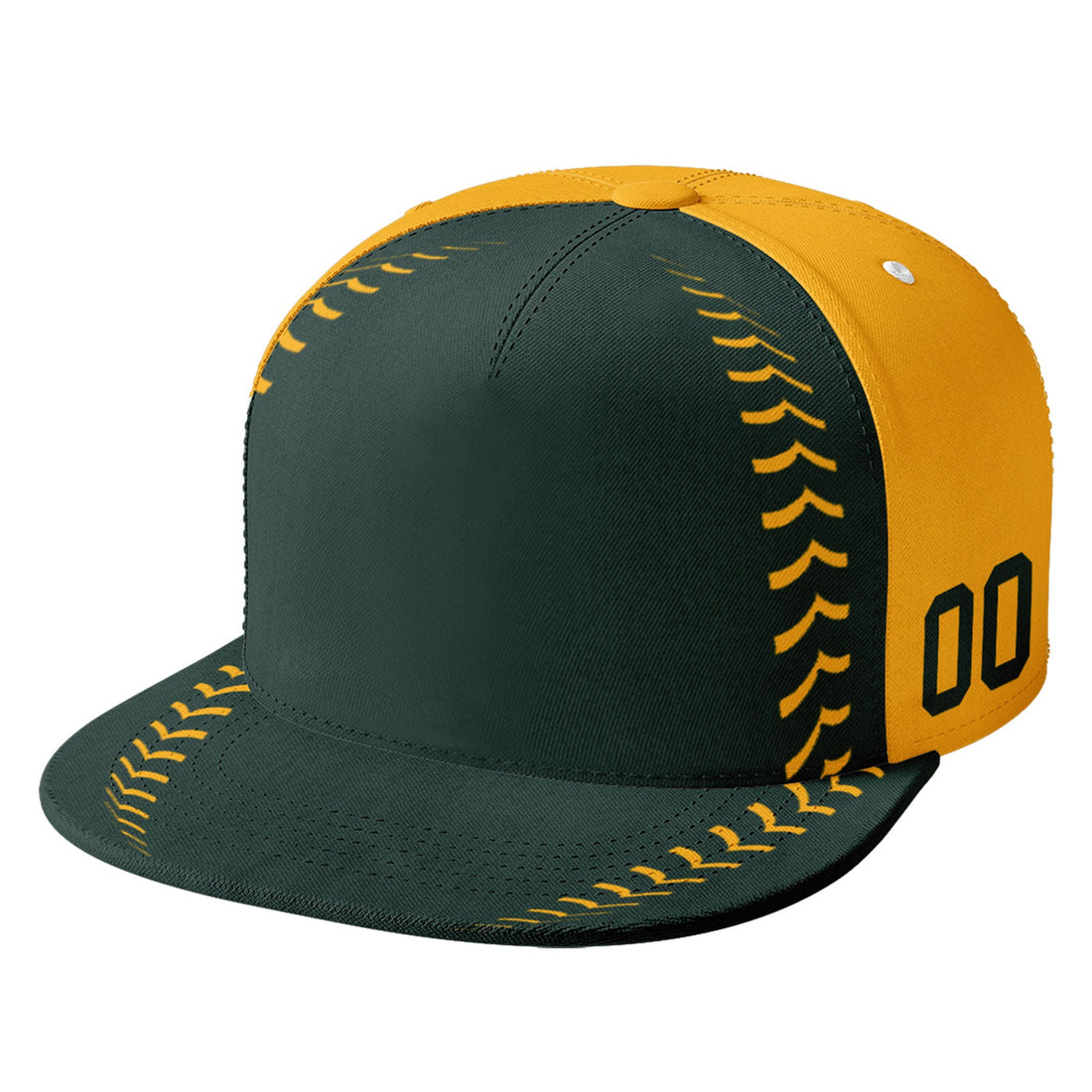 Unique Gift,Custom Sport Design Hat Stitched Adjustable Snapback Personalized Baseball Cap PR067B-bd0b00d9-c