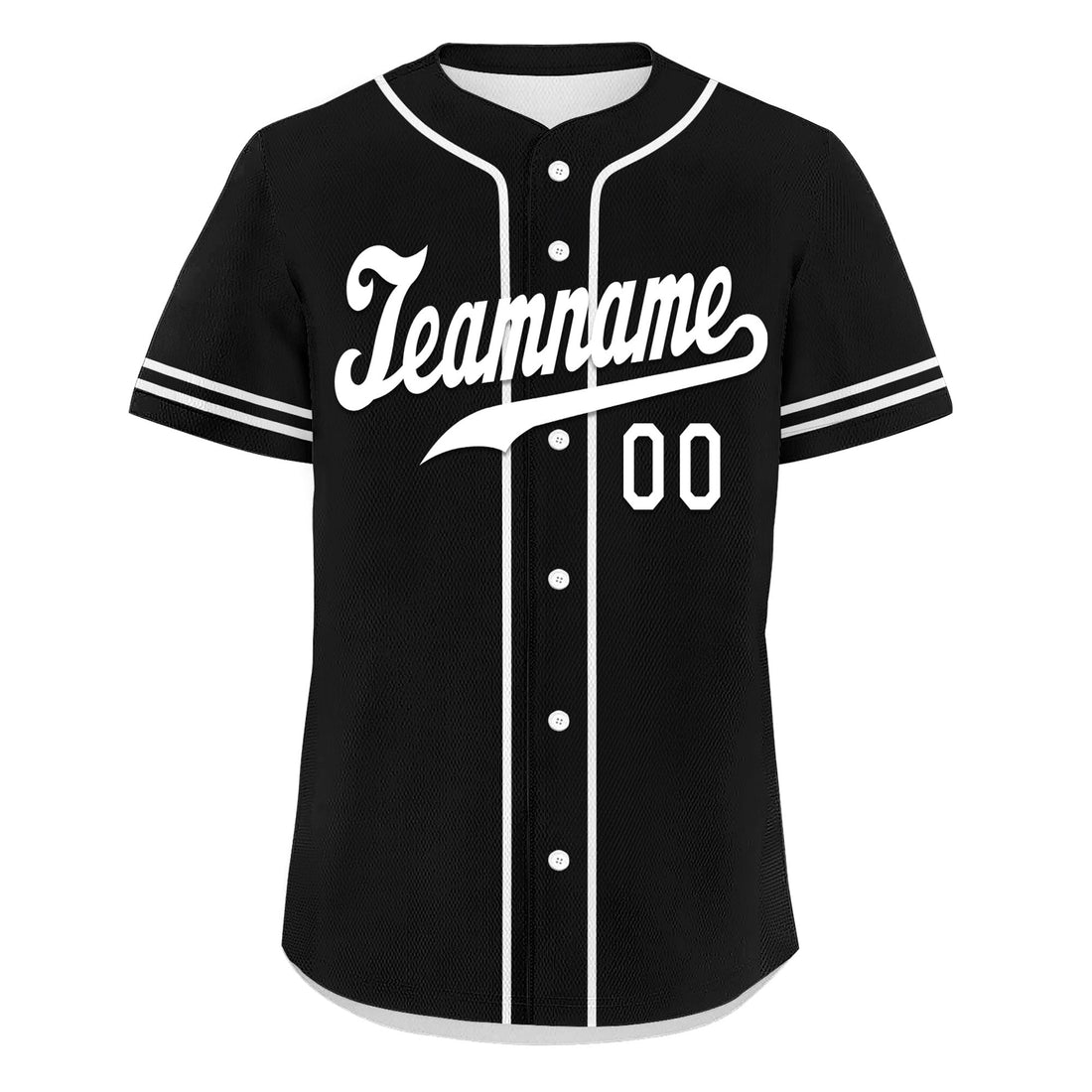 Custom Black Classic Style White Personalized Authentic Baseball Jersey UN002-bd0b00d8-ca
