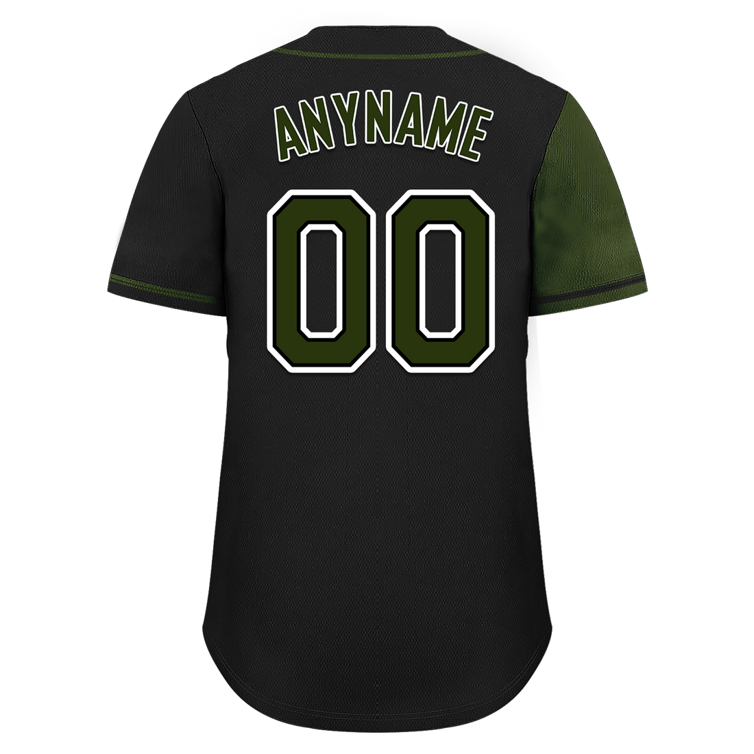 Custom Green Black Skull Fashion Personalized Authentic Baseball Jersey BSBJ01-D017152