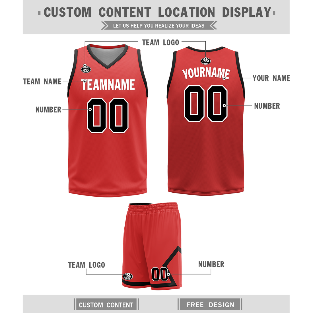 Gift Ideas,Custom Black White Classic Style Reversible Basketball Uniform Personalized BBJR-D017006