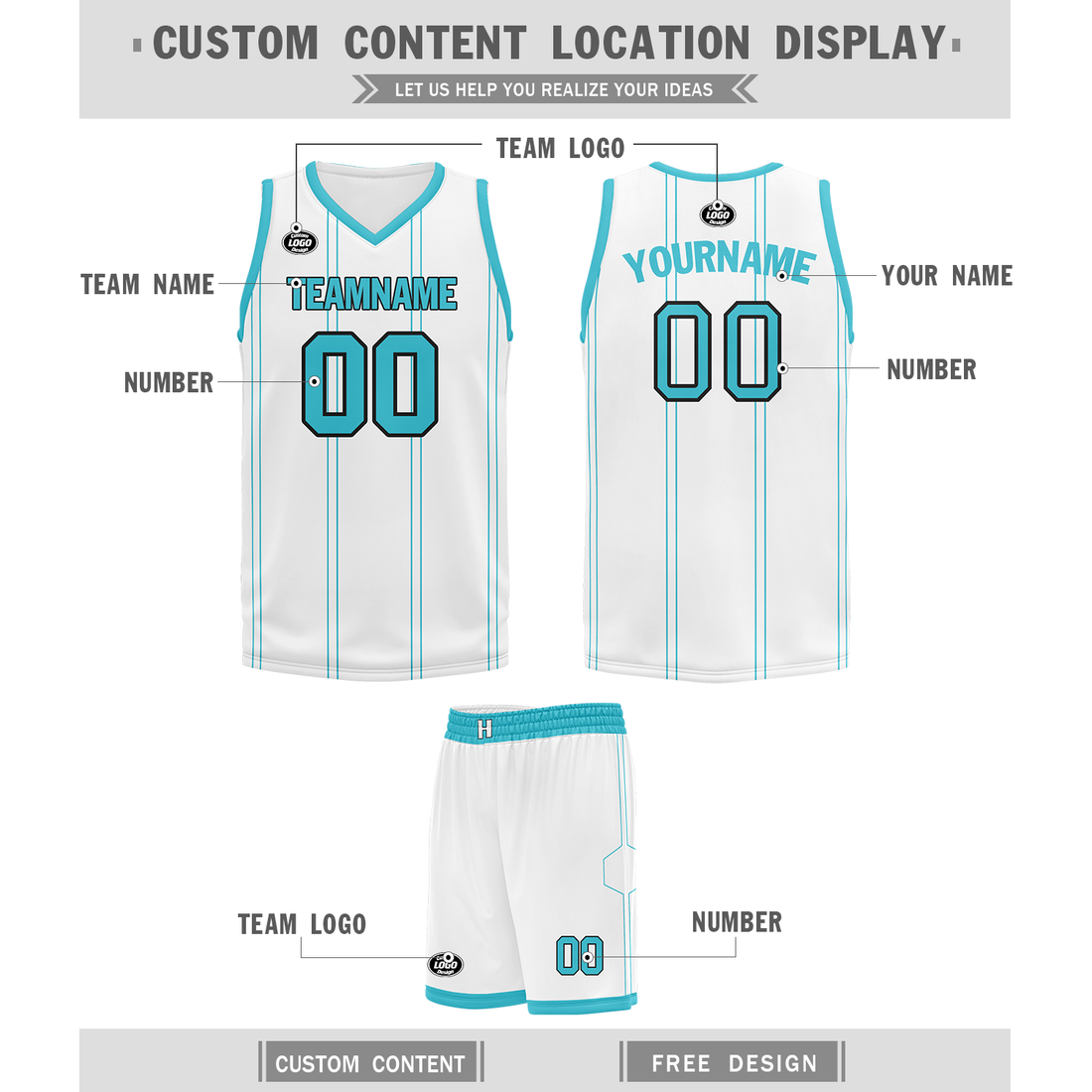 Unique Gift,Custom White Green Classic Style Sports Uniform Basketball Jersey BBJ01-bd0a70ac