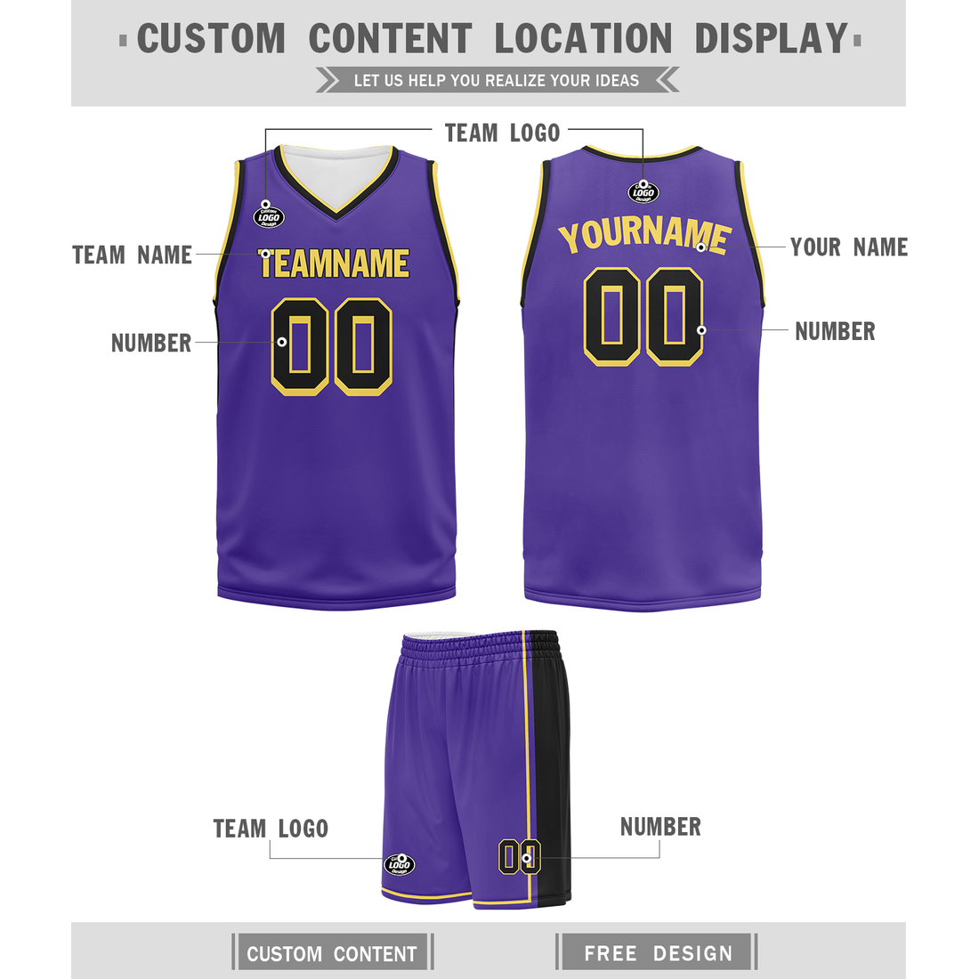 Unique Gift,Custom Purple Classic Style Sports Uniform Basketball Jersey BBJ01-bd0a70cc