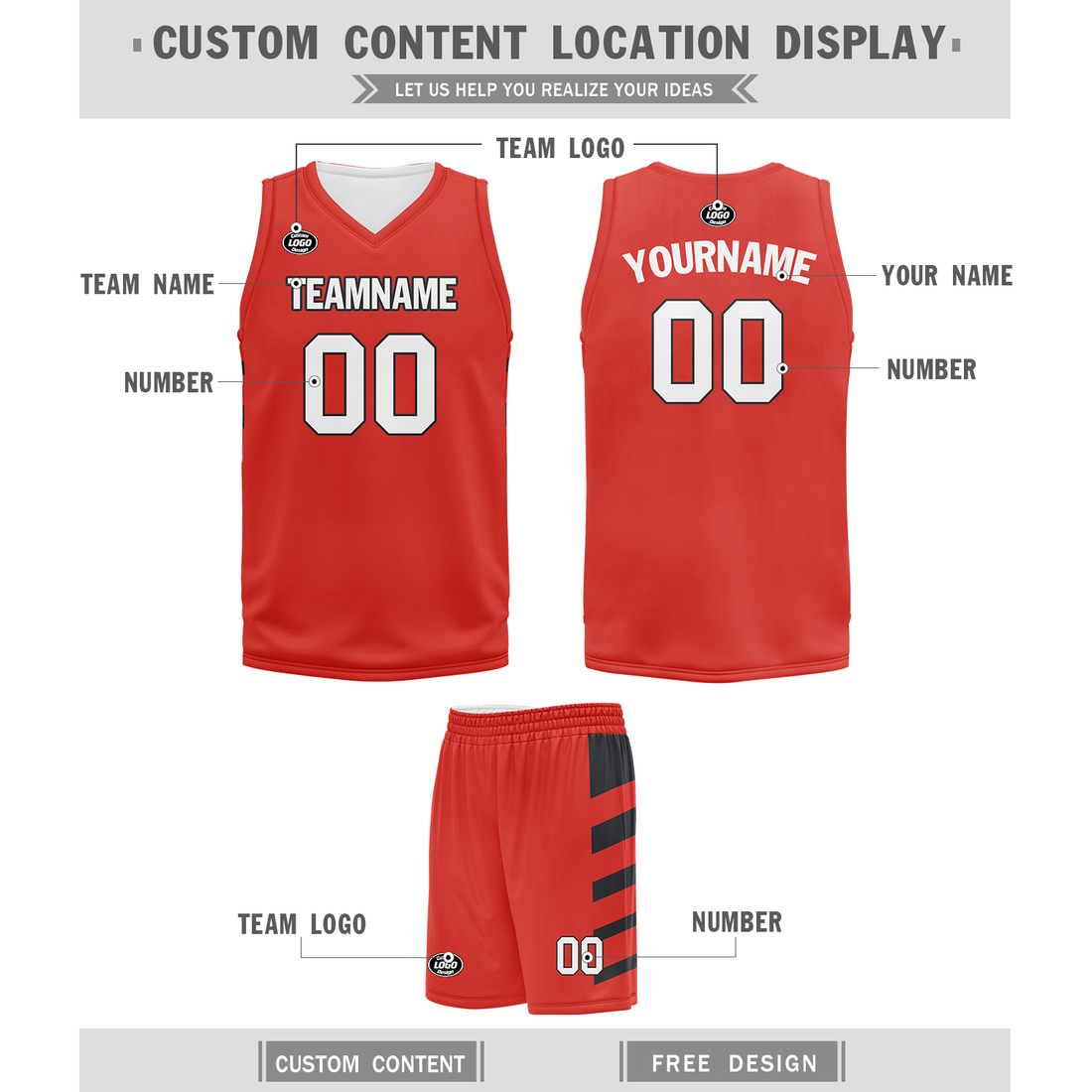 Unique Gift,Custom Red Classic Style Sports Uniform Basketball Jersey BBJ01-bd0a70c8