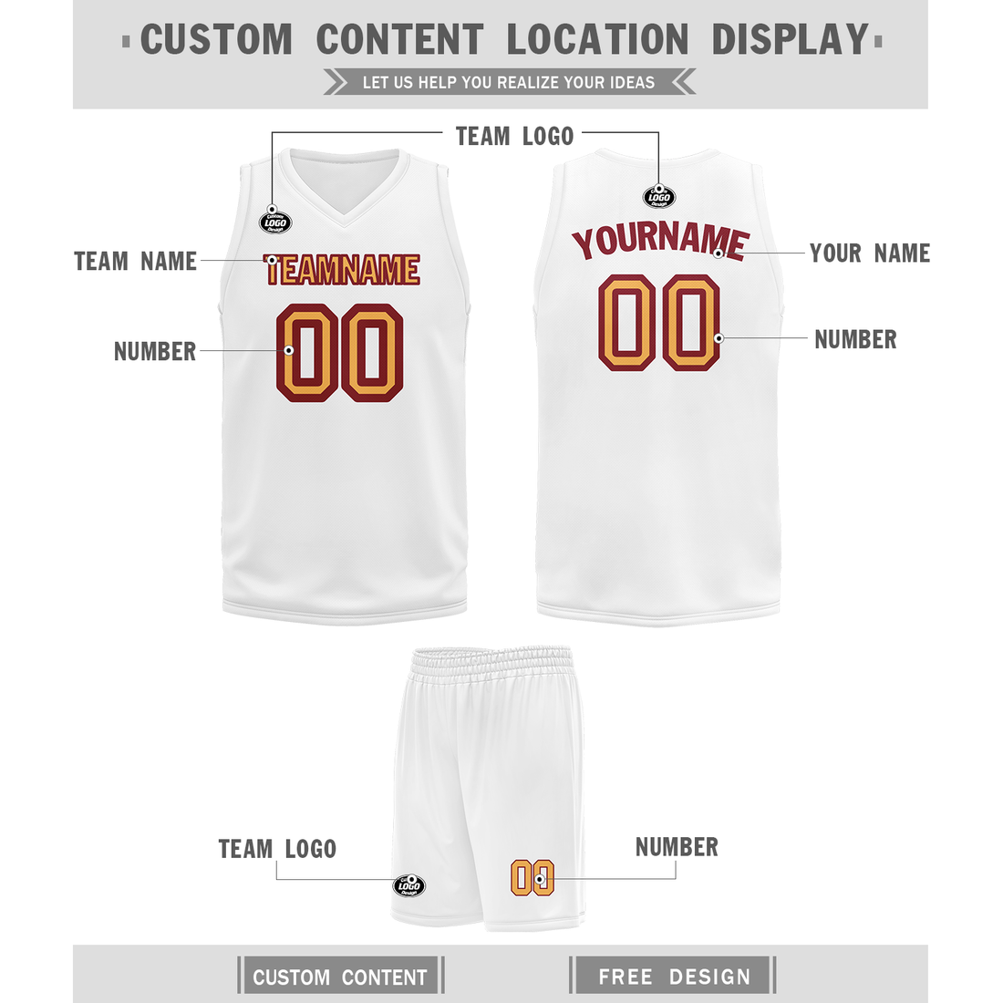 Unique Gift,Custom White Classic Style Sports Uniform Basketball Jersey BBJ01-bd0a70ab