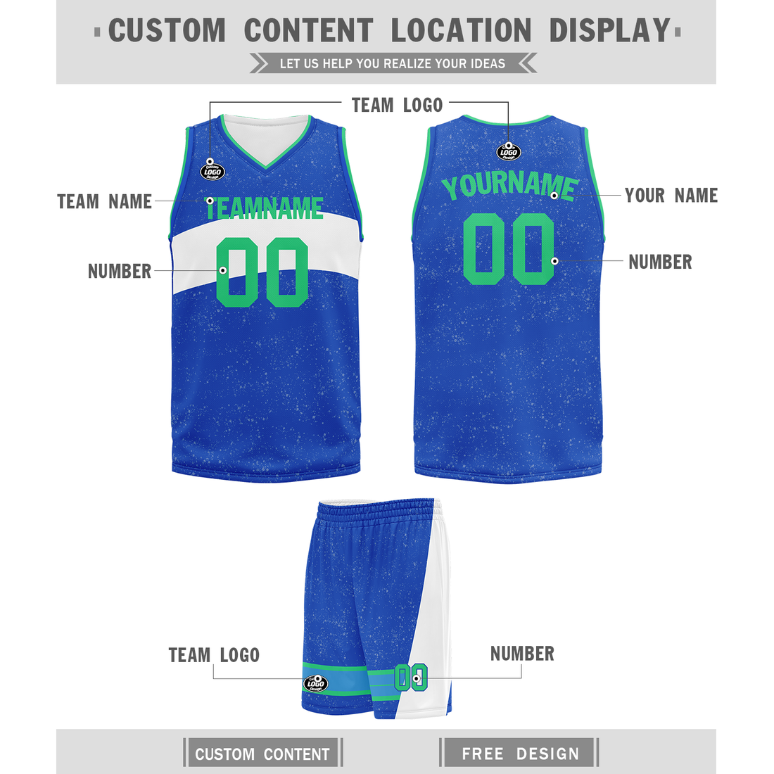 Unique Gift,Custom Blue White Classic Style Sports Uniform Basketball Jersey BBJ01-bd0a7009