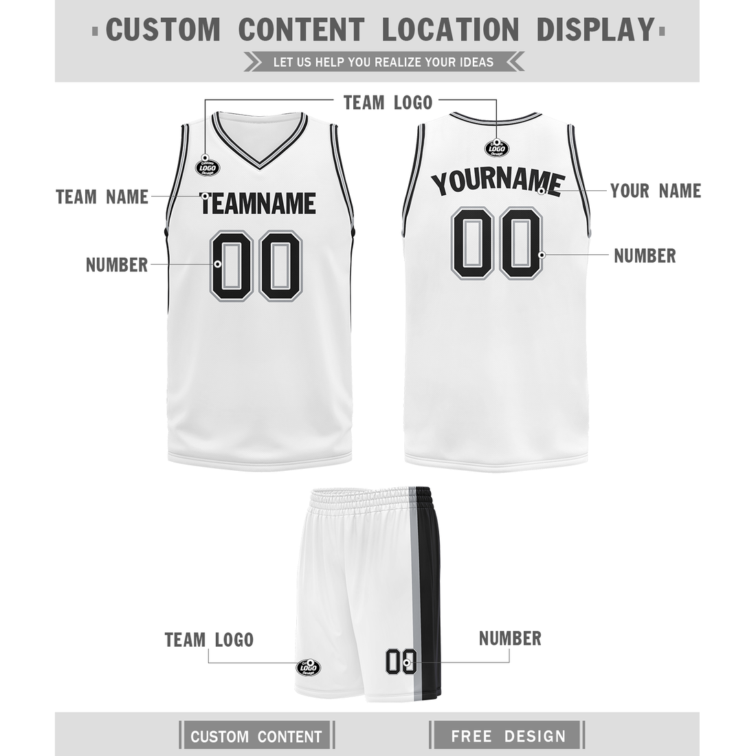Luxury Gifts,Custom White Classic Style Sports Uniform Basketball Jersey BBJ01-bd0a70ea