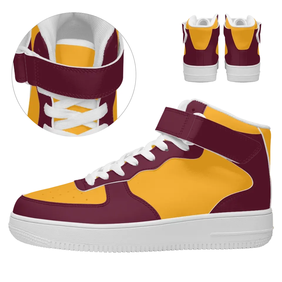 Custom Air Force 1 Inspired High Top Sneakers | Corporate, Business, Event, Birthday Gift | AF1 Personalized with Name, Logo Shoes | AF-C04100