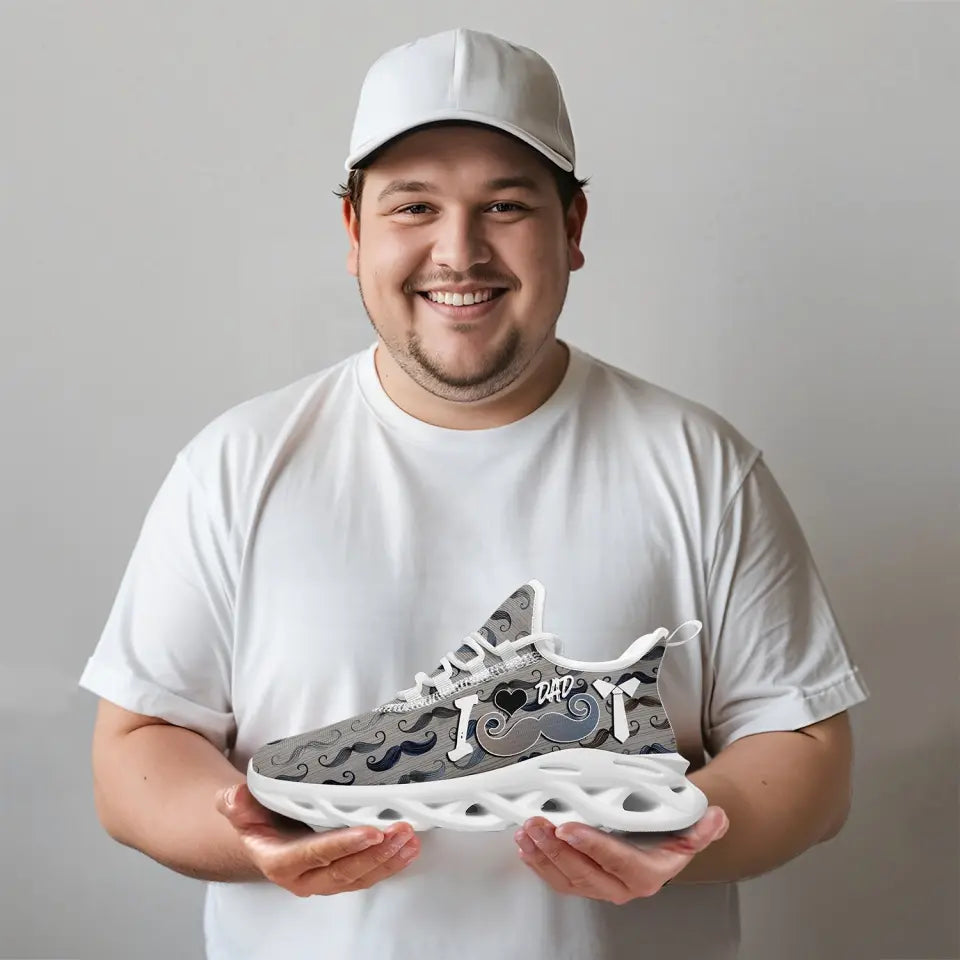 Client Gifts,Personalized Breathable Sneakers, Custom Father's Day Gift for Dad, Father