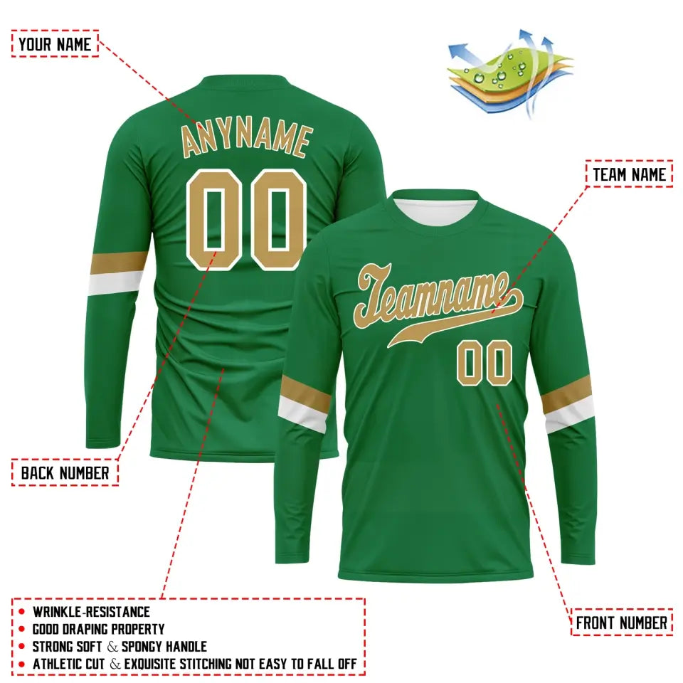 Client Gifts,Personalized Long-Sleeve Shirt, Custom breathable Team Shirt, Fan's Shirt, Team Gift