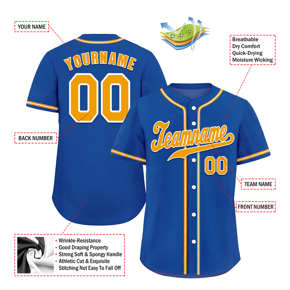 Corporate Gifts,Custom Blue Classic Style Orange Authentic Baseball Jersey