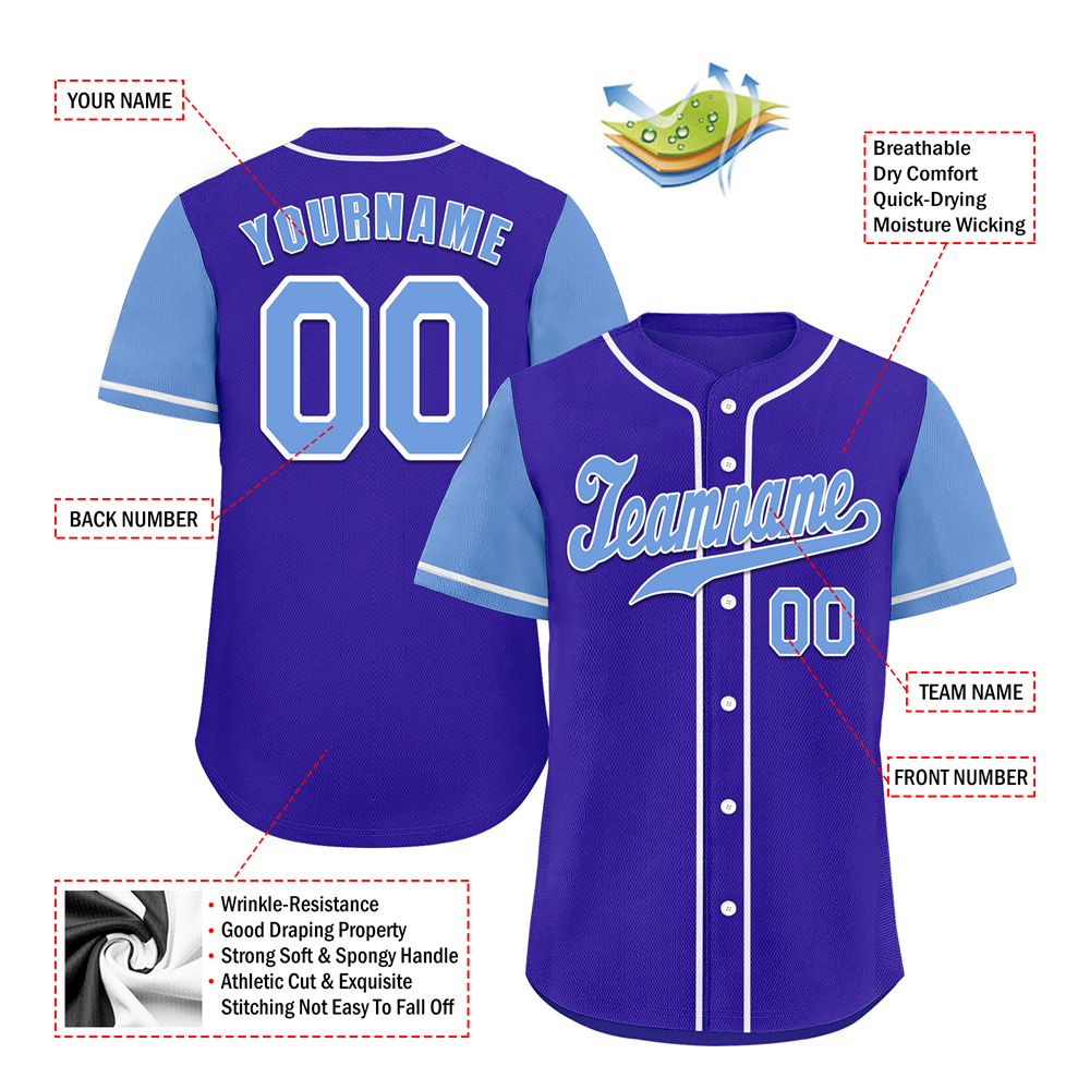 Corporate Gifts,Custom Blue Aqua Raglan Sleeves Aqua Authentic Baseball Jersey