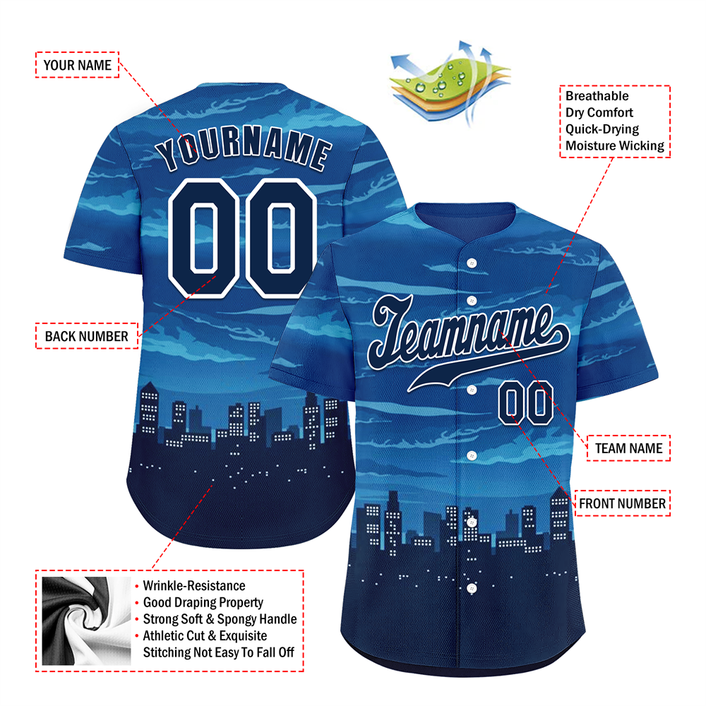 Corporate Gifts,Custom Blue City Edition Black Authentic Baseball Jersey BSBJ0a-bc0fbca
