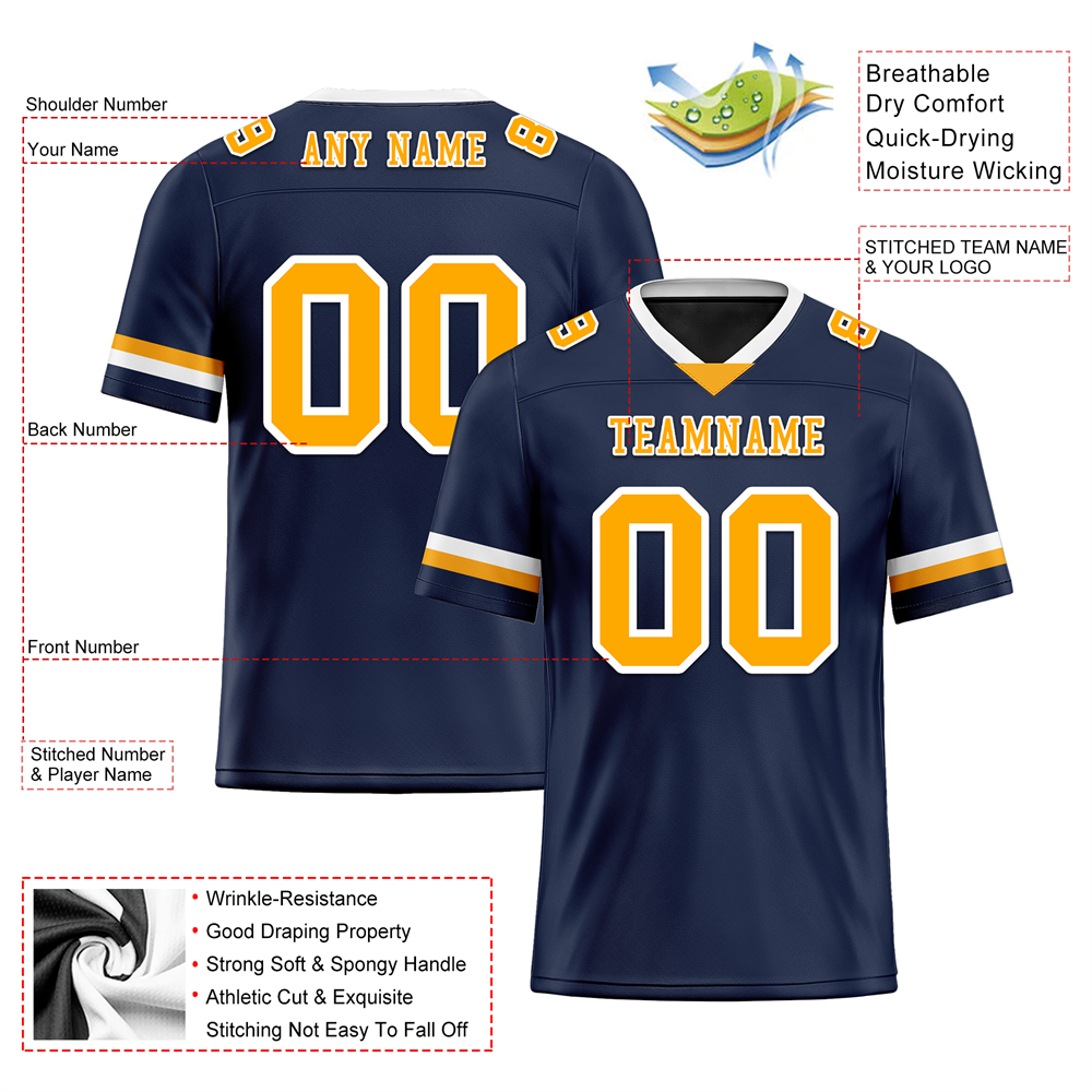Corporate Gifts,Custom Black Classic Style Orange Personalized Authentic Football Jersey FBJ02-bc0f00c
