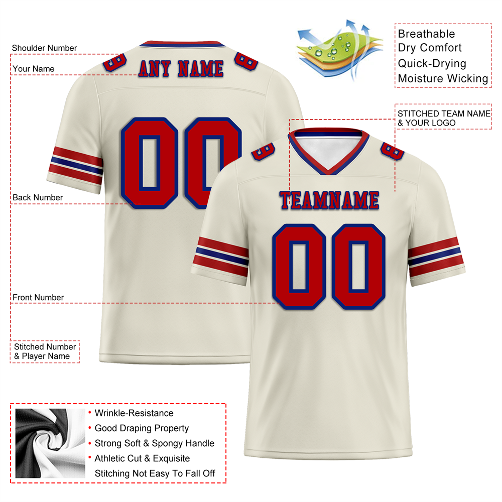 Corporate Gifts,Custom White Sleeve Stripes Brown Personalized Authentic Football Jersey FBJ02-bc0f0f8