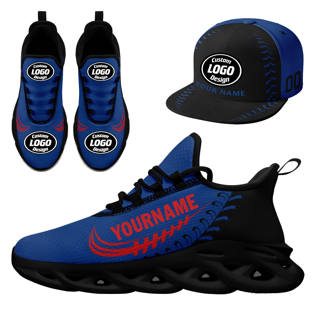 Custom MaxSoul Shoes and Hat Combo Personalized JH-bd0b00ea-aa