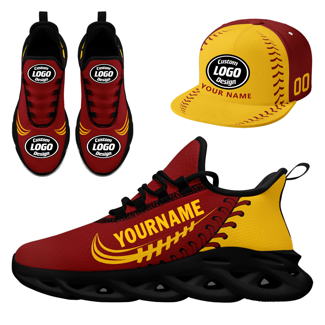 Unique Gift,Custom MaxSoul Shoes and Hat Combo Personalized JH-bd0b00ea-aa