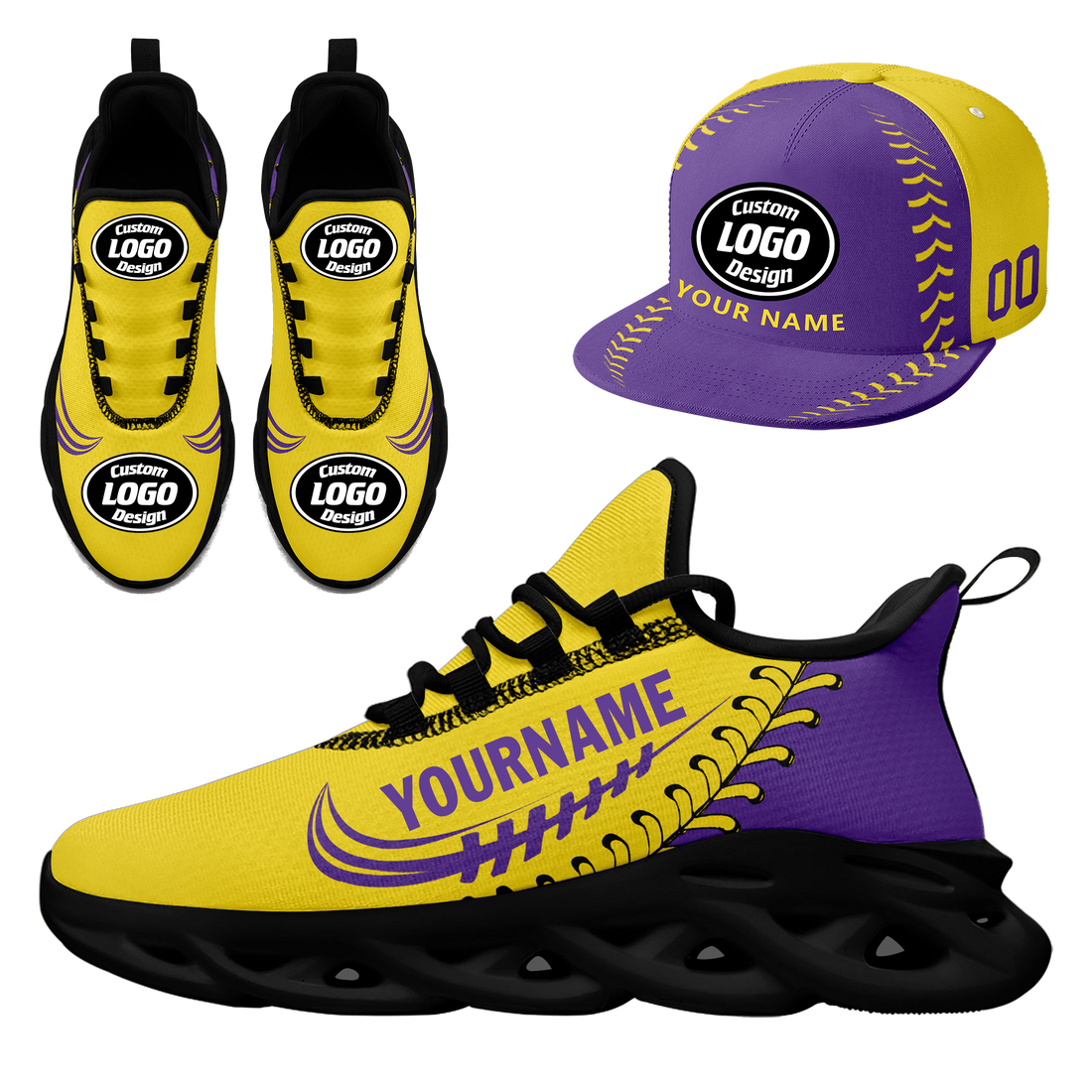 Unique Gift,Custom MaxSoul Shoes and Hat Combo Personalized JH-bd0b00ea-a9