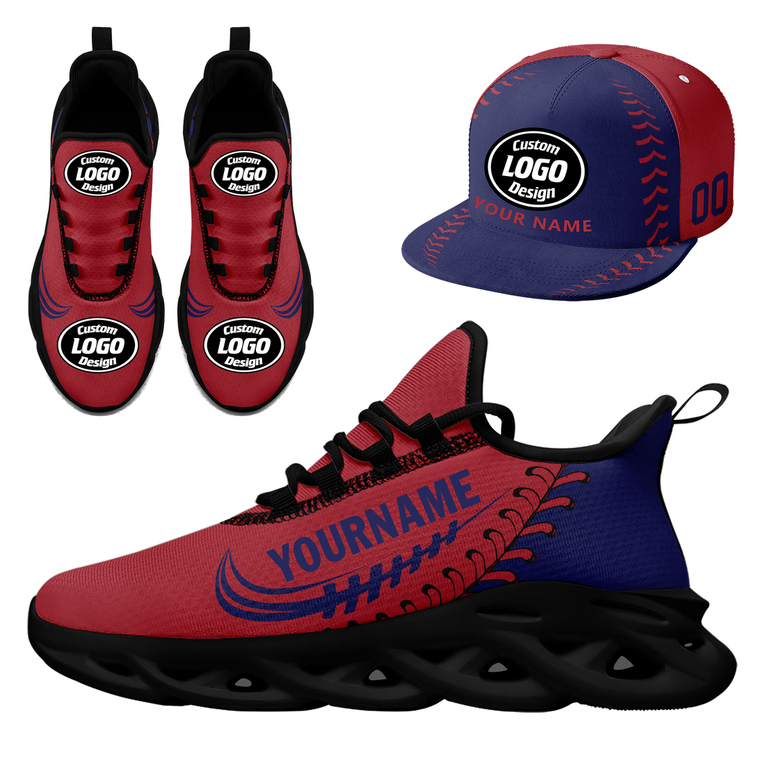Unique Gift,Custom MaxSoul Shoes and Hat Combo Personalized JH-bd0b00ea-ba