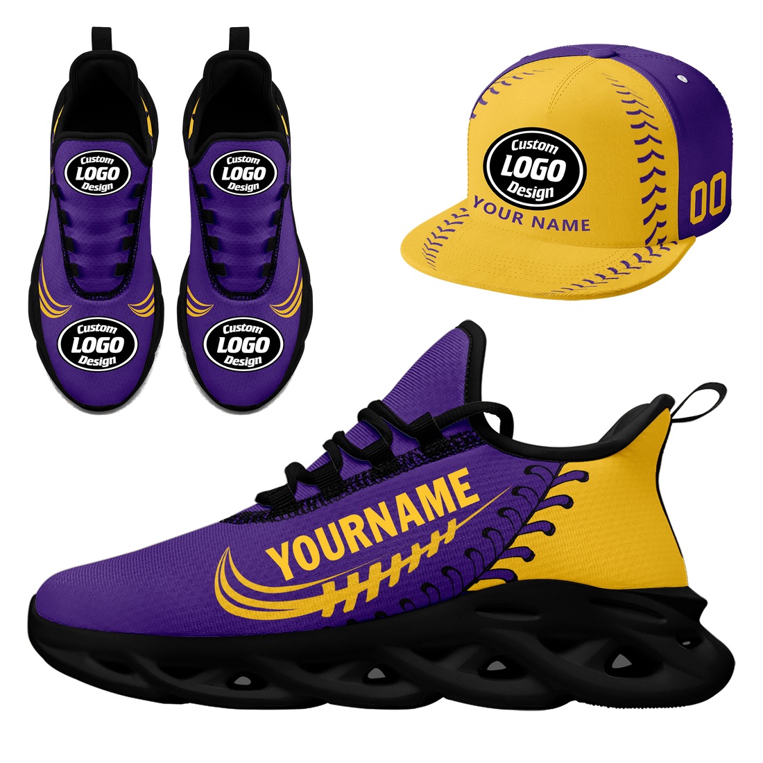 Unique Gift,Custom MaxSoul Shoes and Hat Combo Personalized JH-bd0b00ea-bb