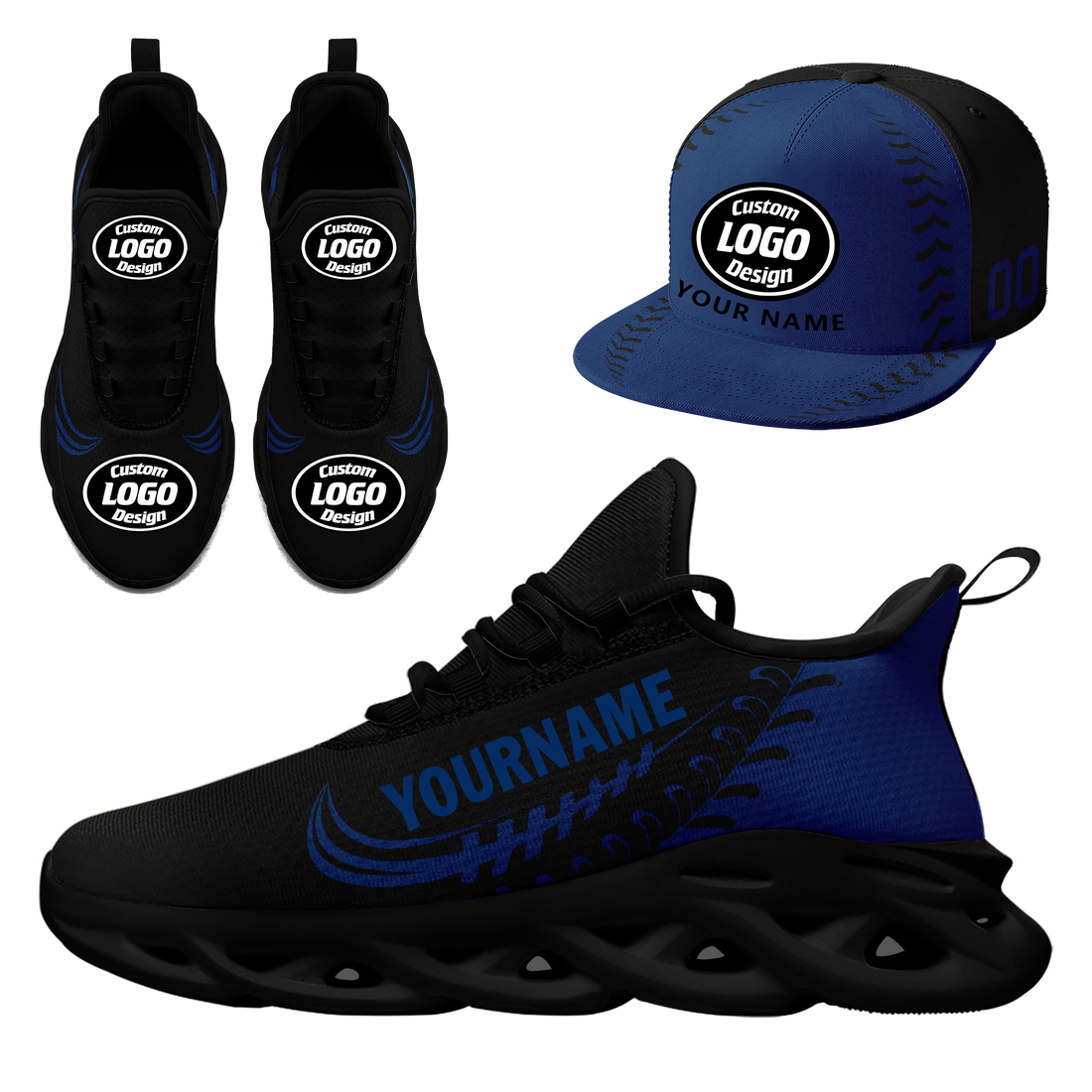 Unique Gift,Custom MaxSoul Shoes and Hat Combo Personalized JH-bd0b00ea-bd