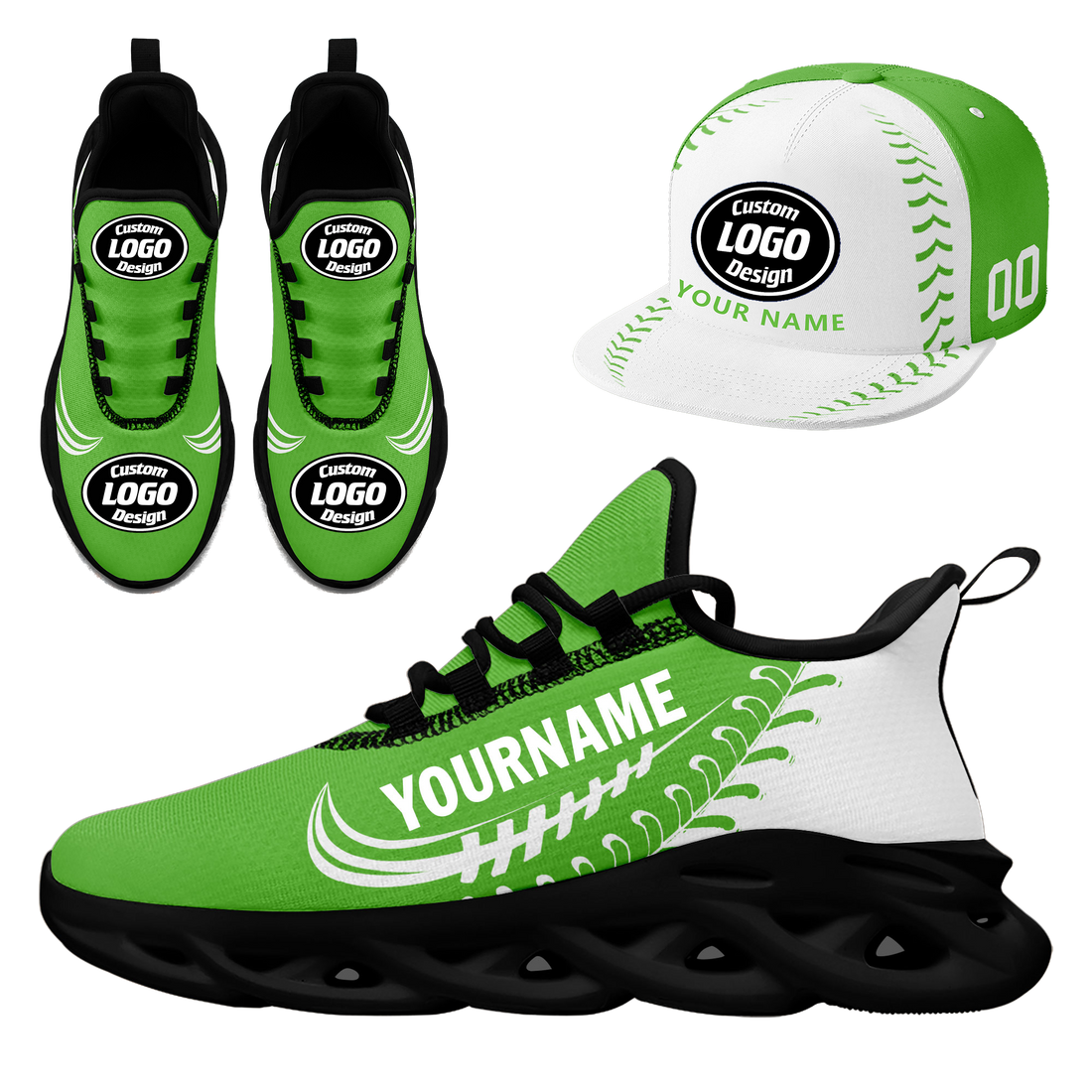 Custom MaxSoul Shoes and Hat Combo Personalized JH-bd0b00ea-be