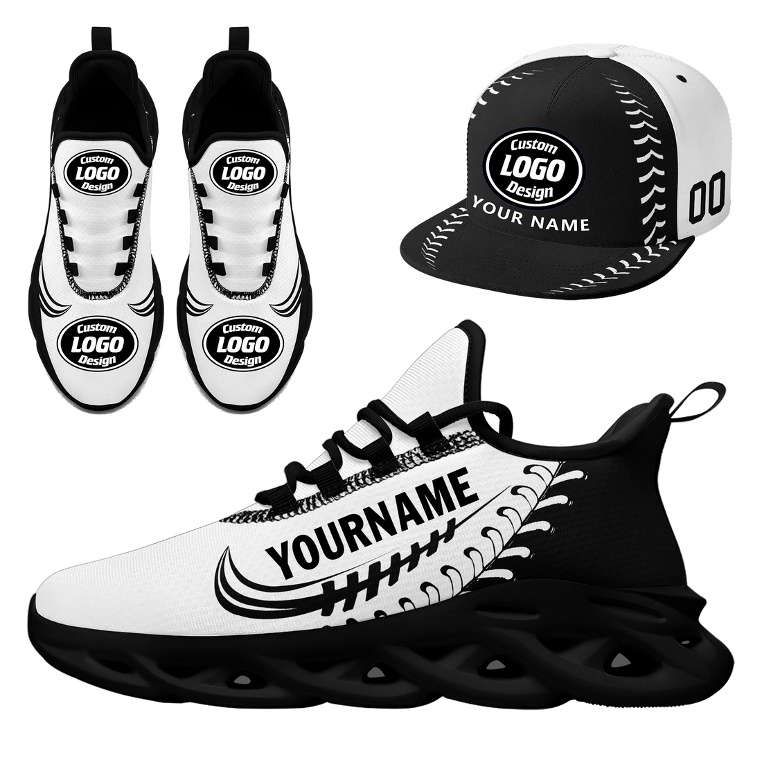 Unique Gift,Custom MaxSoul Shoes and Hat Combo Personalized JH-bd0b00ea-bf