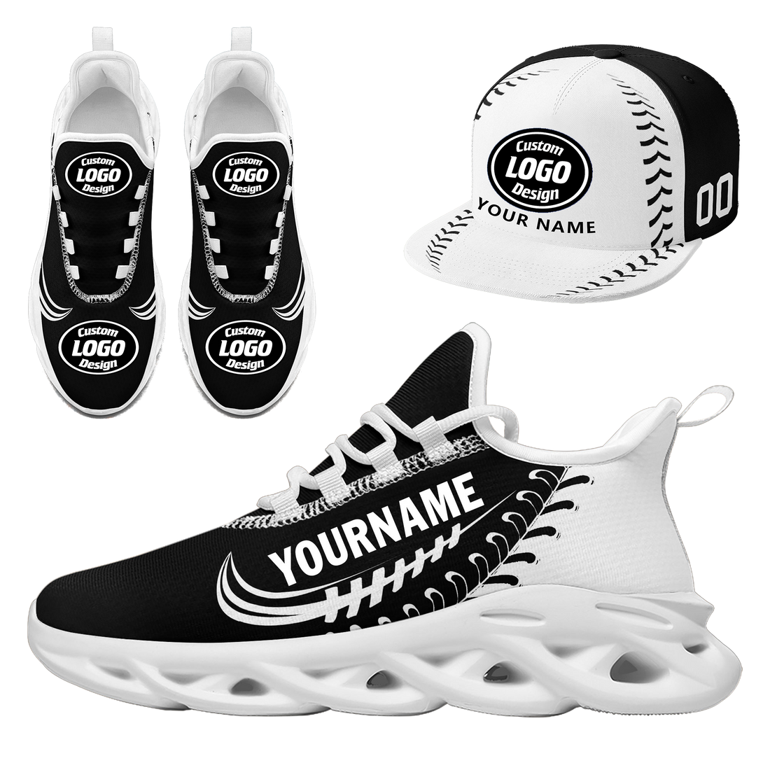 Unique Gift,Custom MaxSoul Shoes and Hat Combo Personalized JH-bd0b00ea-ca