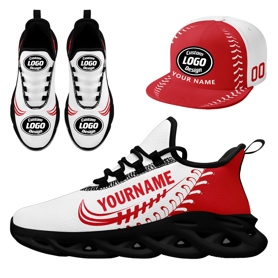 Unique Gift,Custom MaxSoul Shoes and Hat Combo Personalized JH-bd0b00ea-ce