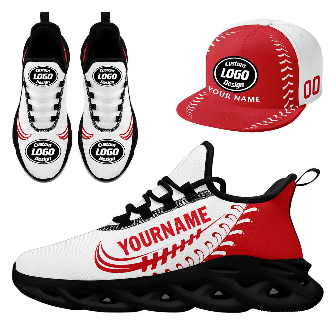 Custom MaxSoul Shoes and Hat Combo Personalized JH-bd0b00ea-ce