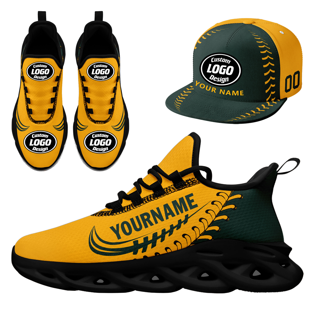 Corporate Gifts,Custom MaxSoul Shoes and Hat Combo Personalized JH-bd0b00ea-c