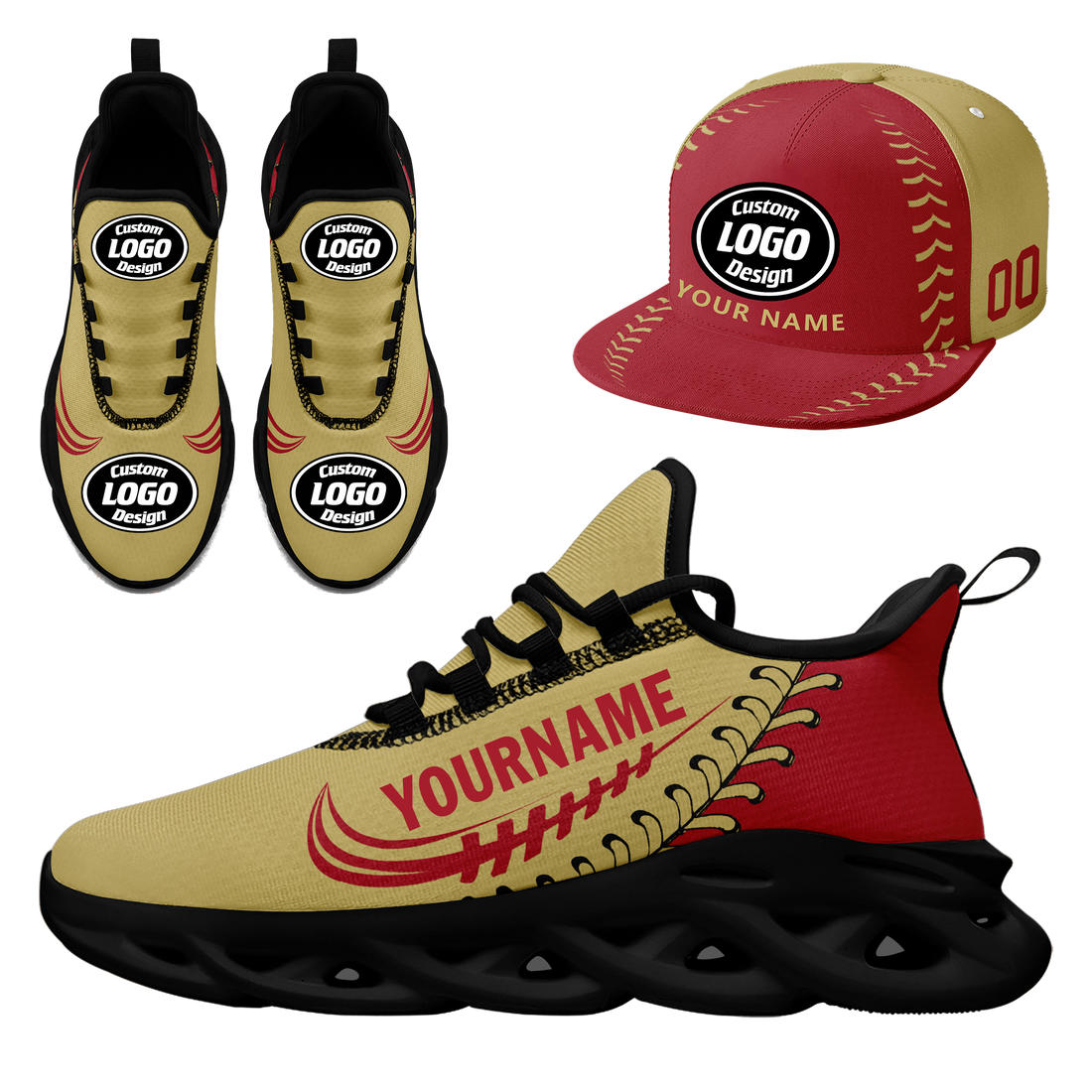 Corporate Gifts,Custom MaxSoul Shoes and Hat Combo Personalized JH-bd0b00ea-7