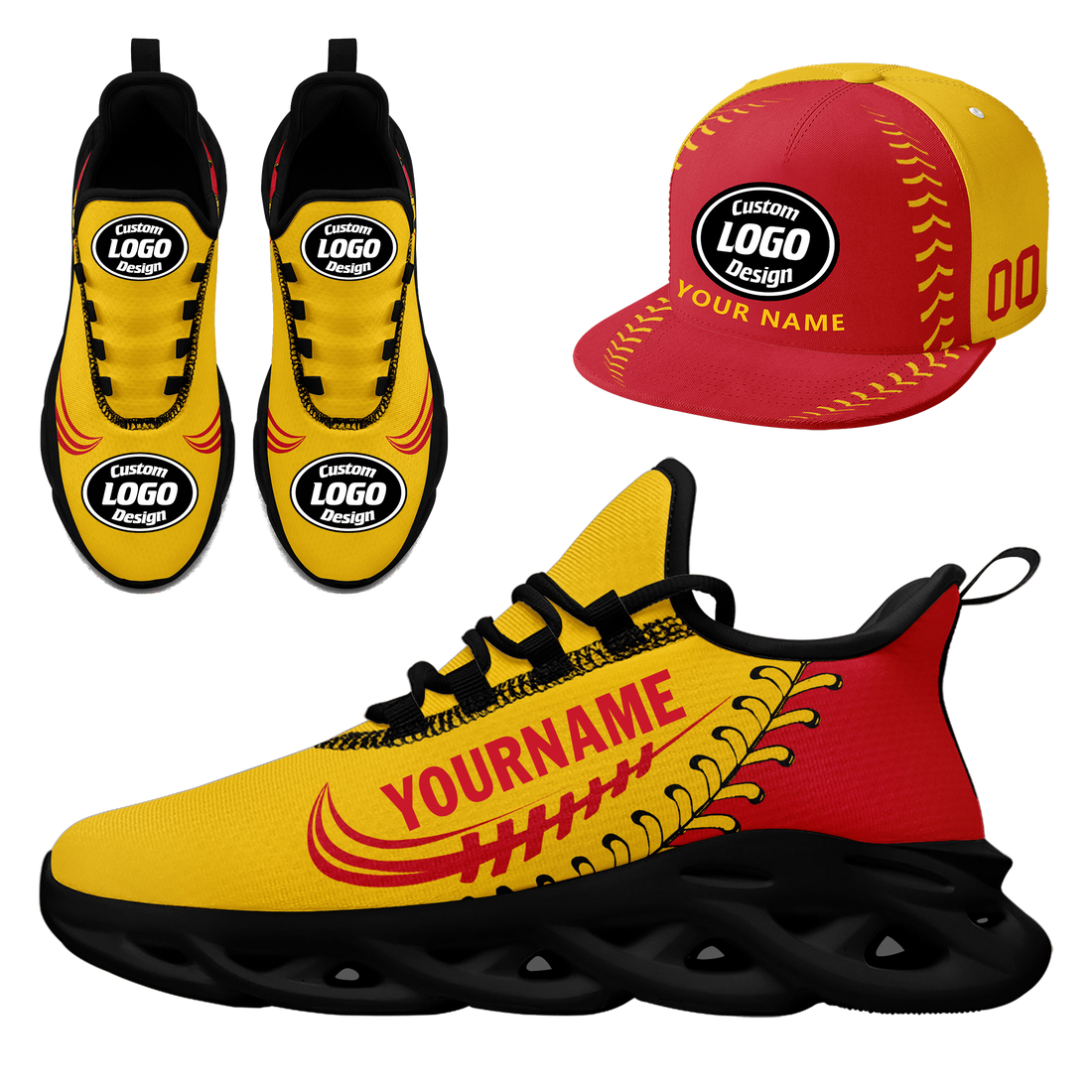 Corporate Gifts,Custom MaxSoul Shoes and Hat Combo Personalized JH-bd0b00ea-8