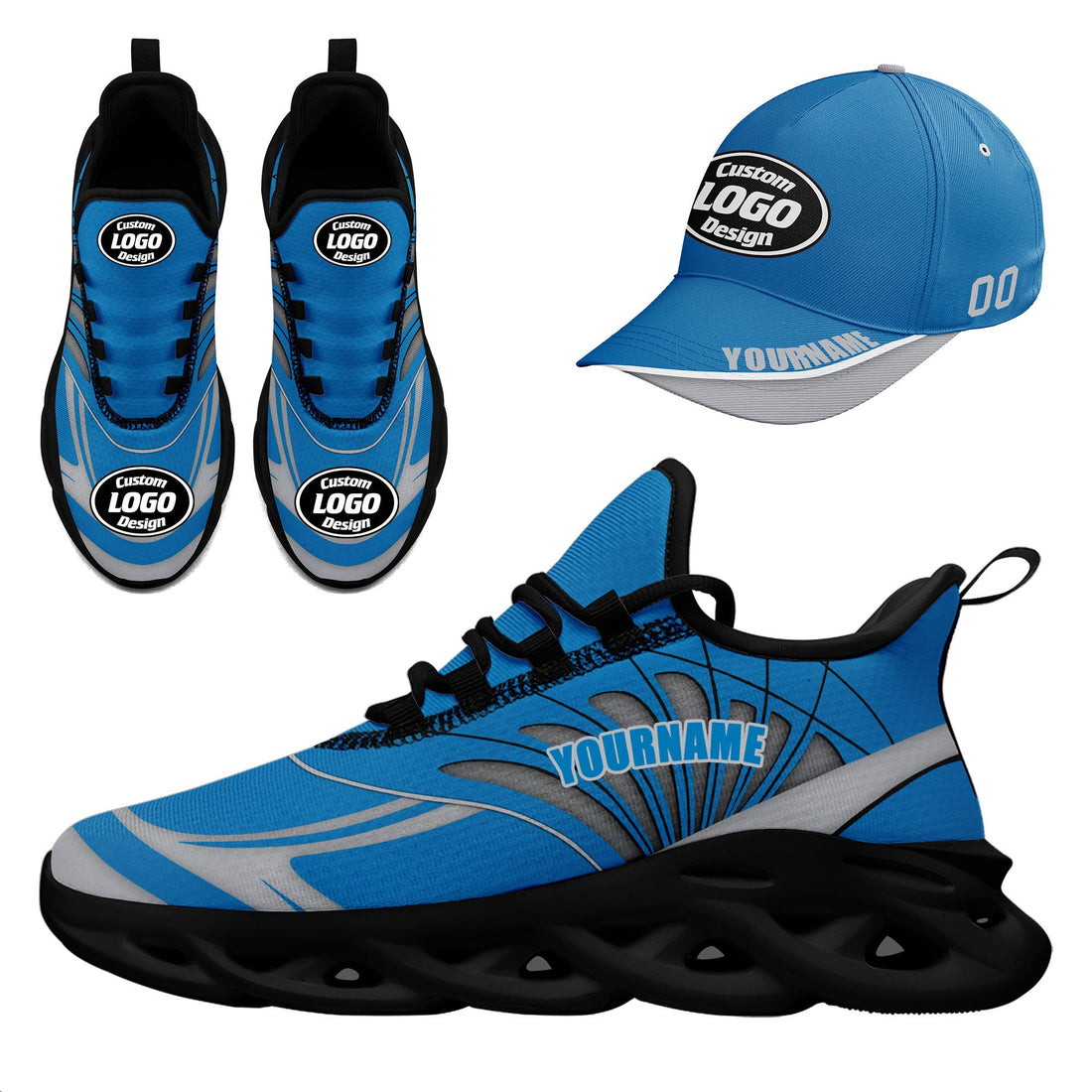 Gift Ideas,Custom MaxSoul Shoes and Hat Combo Personalized JH-D020105-11