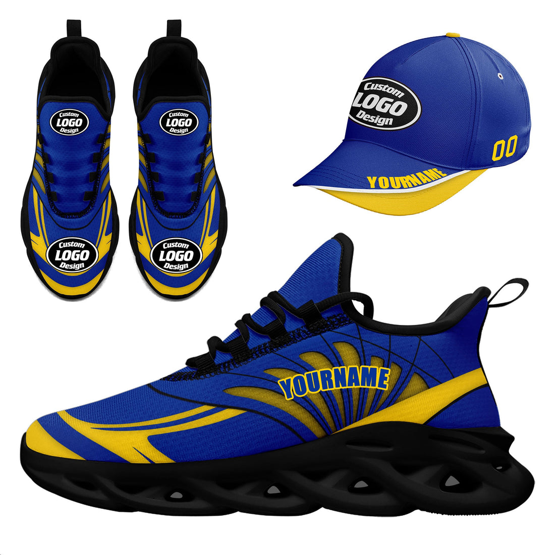 Gift Ideas,Custom MaxSoul Shoes and Hat Combo Personalized JH-D020105-12