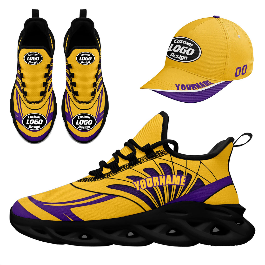 Gift Ideas,Custom MaxSoul Shoes and Hat Combo Personalized JH-D020105-15