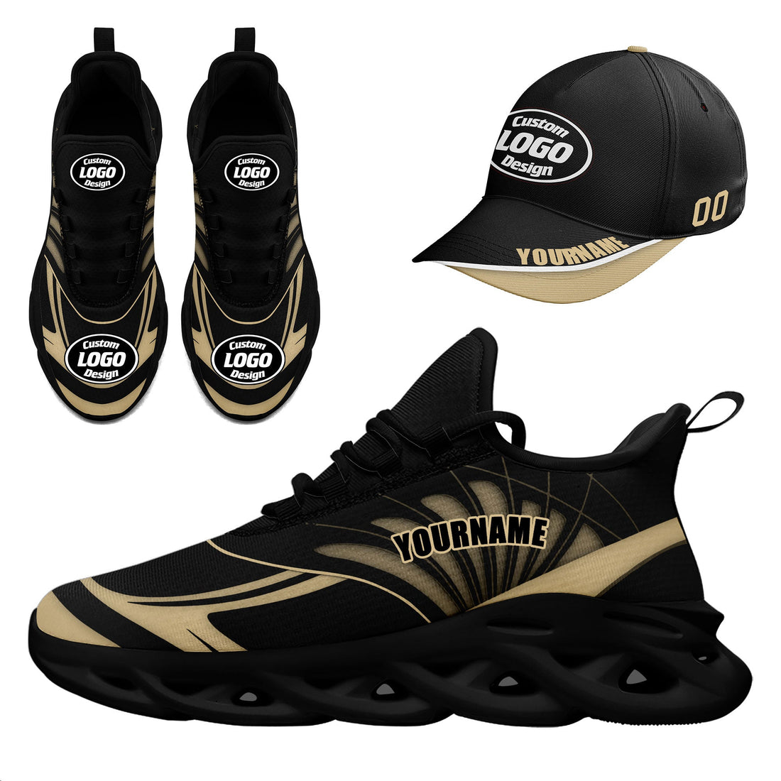 Gift Ideas,Custom MaxSoul Shoes and Hat Combo Personalized JH-D020105-17