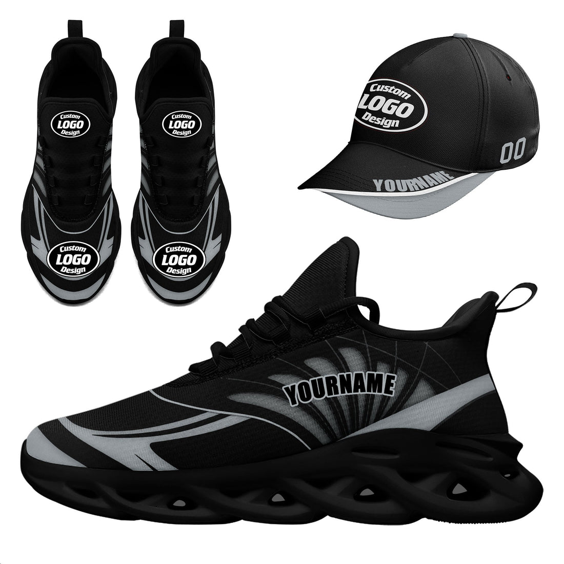 Gift Ideas,Custom MaxSoul Shoes and Hat Combo Personalized JH-D020105-18