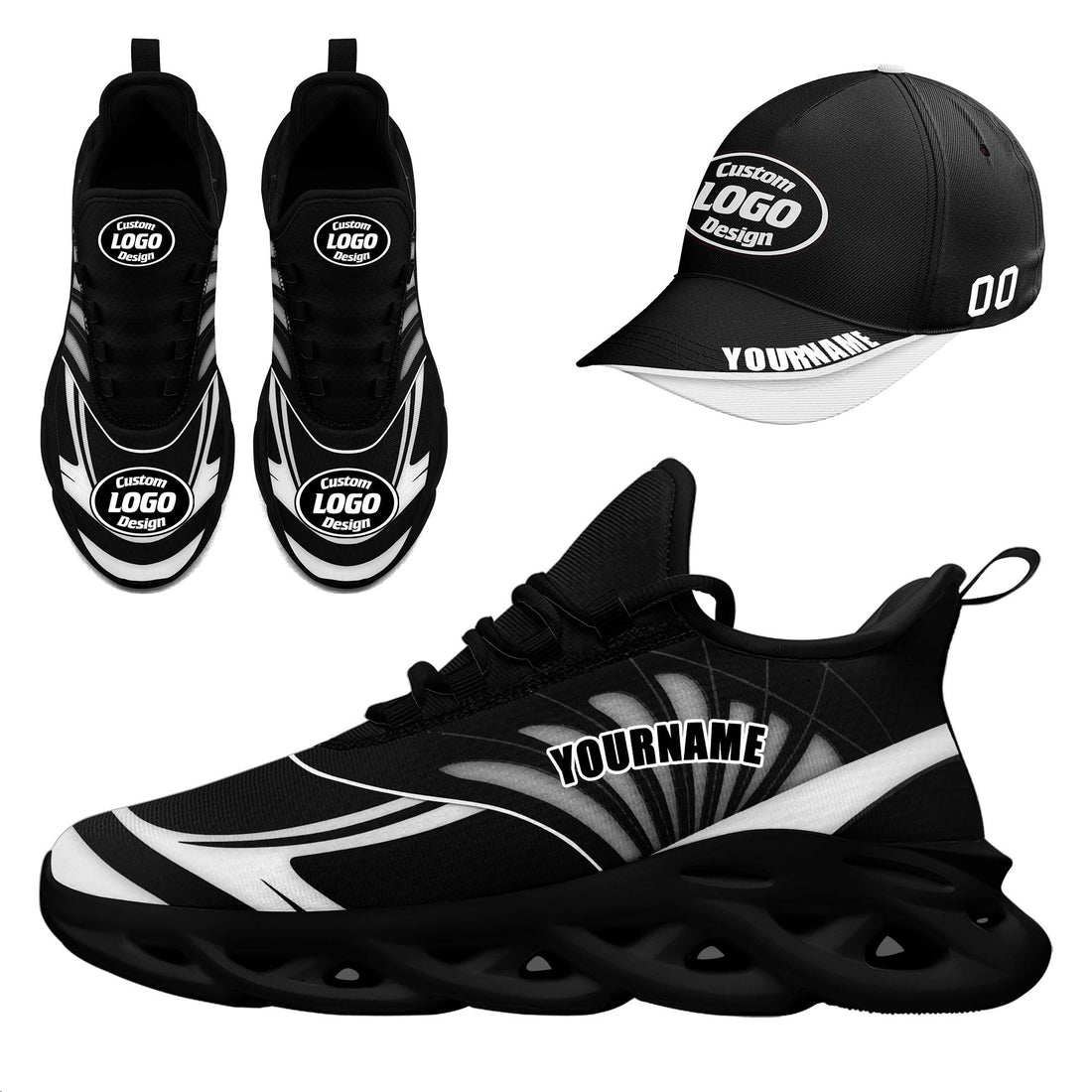 Gift Ideas,Custom MaxSoul Shoes and Hat Combo Personalized JH-D020105-19