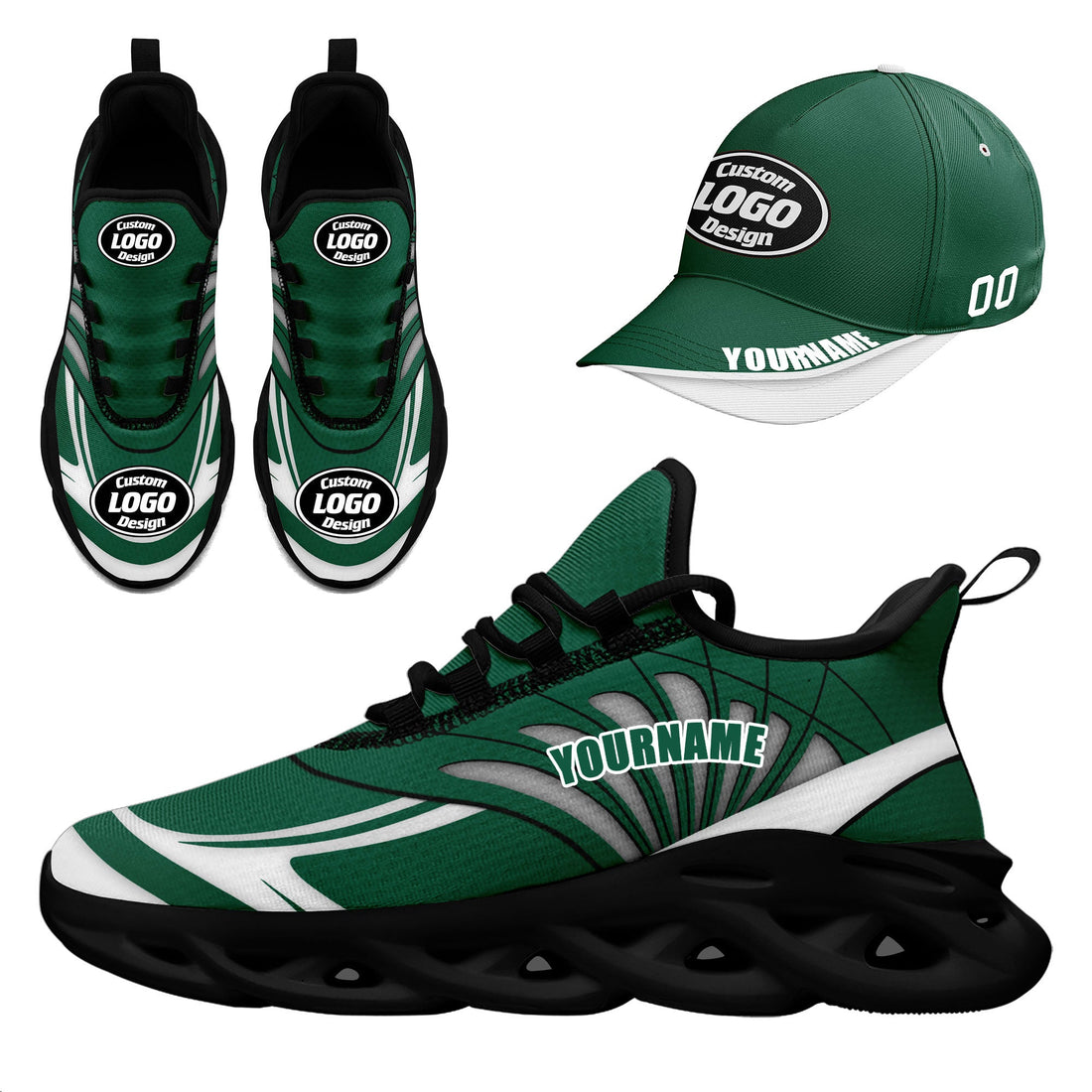 Gift Ideas,Custom MaxSoul Shoes and Hat Combo Personalized JH-D020105-22