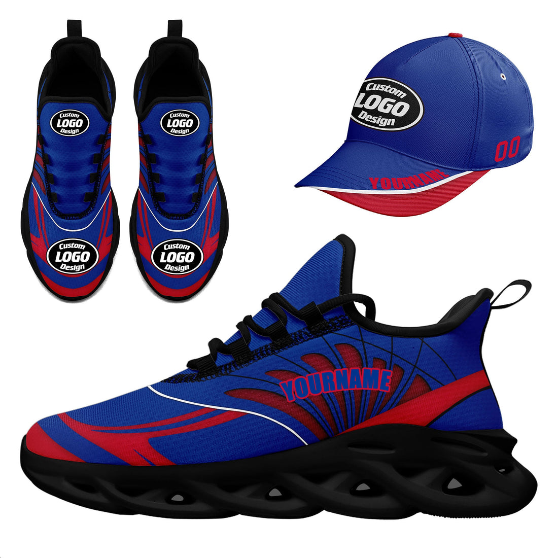Gift Ideas,Custom MaxSoul Shoes and Hat Combo Personalized JH-D020105-5
