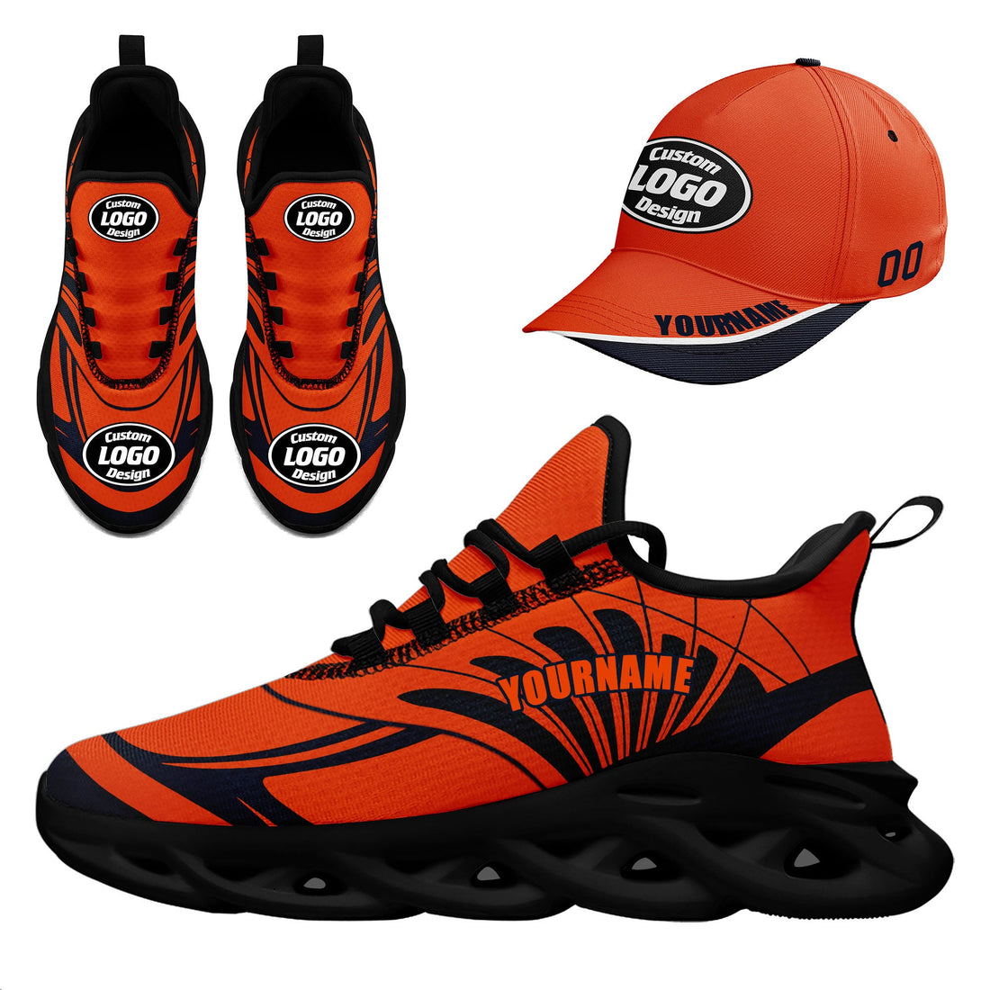 Gift Ideas,Custom MaxSoul Shoes and Hat Combo Personalized JH-D020105-8
