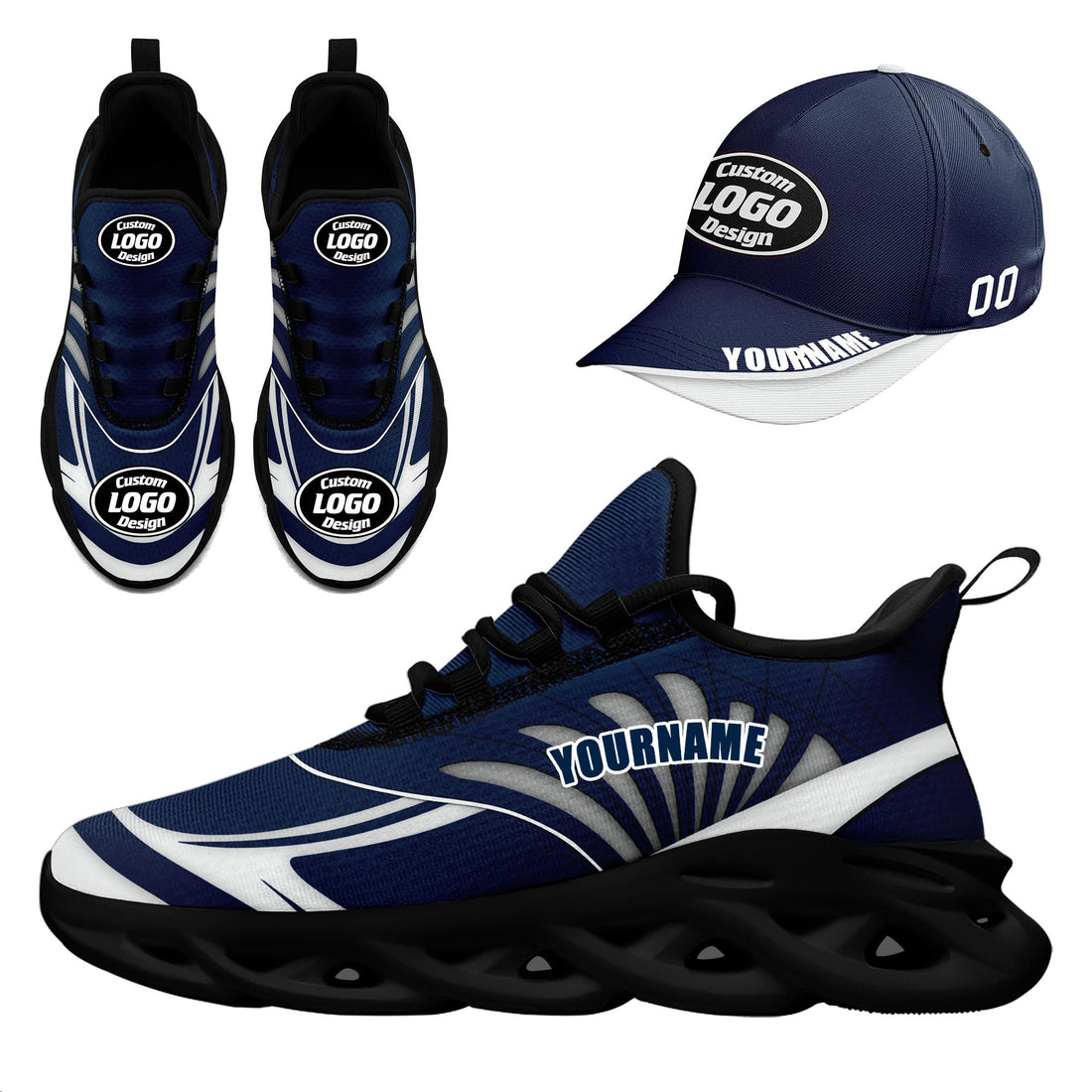 Gift Ideas,Custom MaxSoul Shoes and Hat Combo Personalized JH-D020105-9