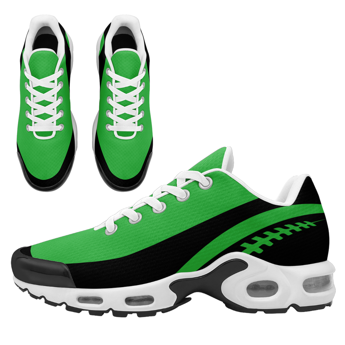 Custom Green Black TN Shoes Personalized Sneakers TN-D020077-1
