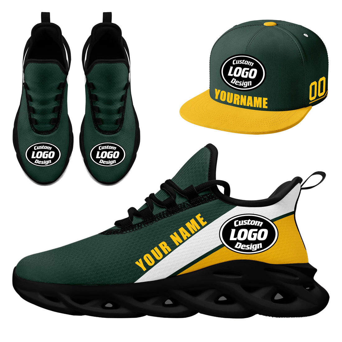 Luxury Gifts,Custom MaxSoul Shoes and Hat Combo Personalized ZH-bd0b007c-ab