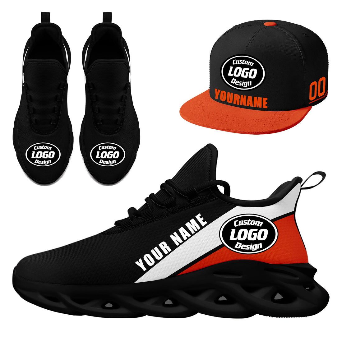 Luxury Gifts,Custom MaxSoul Shoes and Hat Combo Personalized ZH-bd0b007c-a