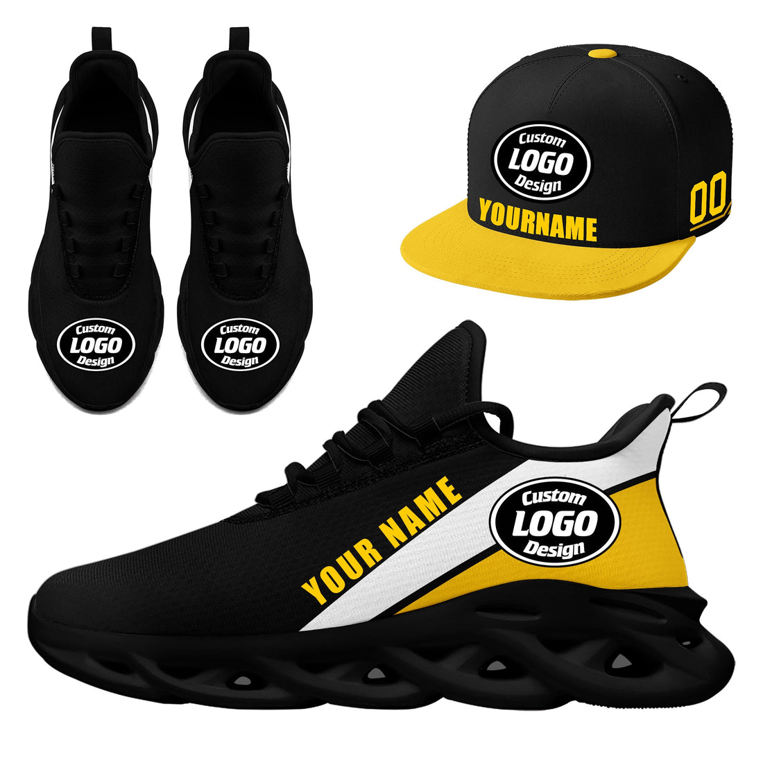 Luxury Gifts,Custom MaxSoul Shoes and Hat Combo Personalized ZH-bd0b007c-b