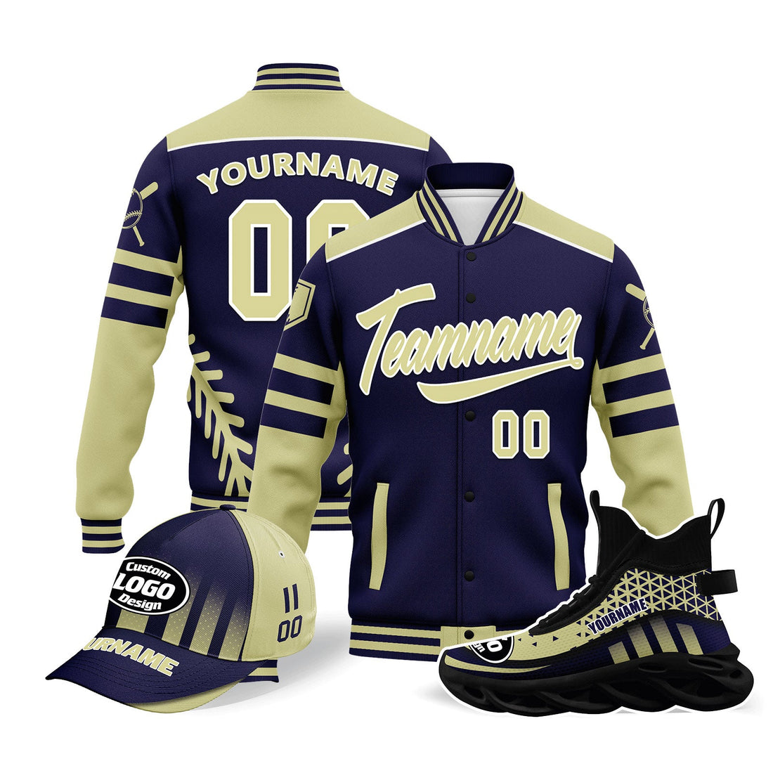 Corporate Gifts,Custom Jacket MaxSoul Shoes and Hat Combo Offer Personalized Combo ZH-D023030-2